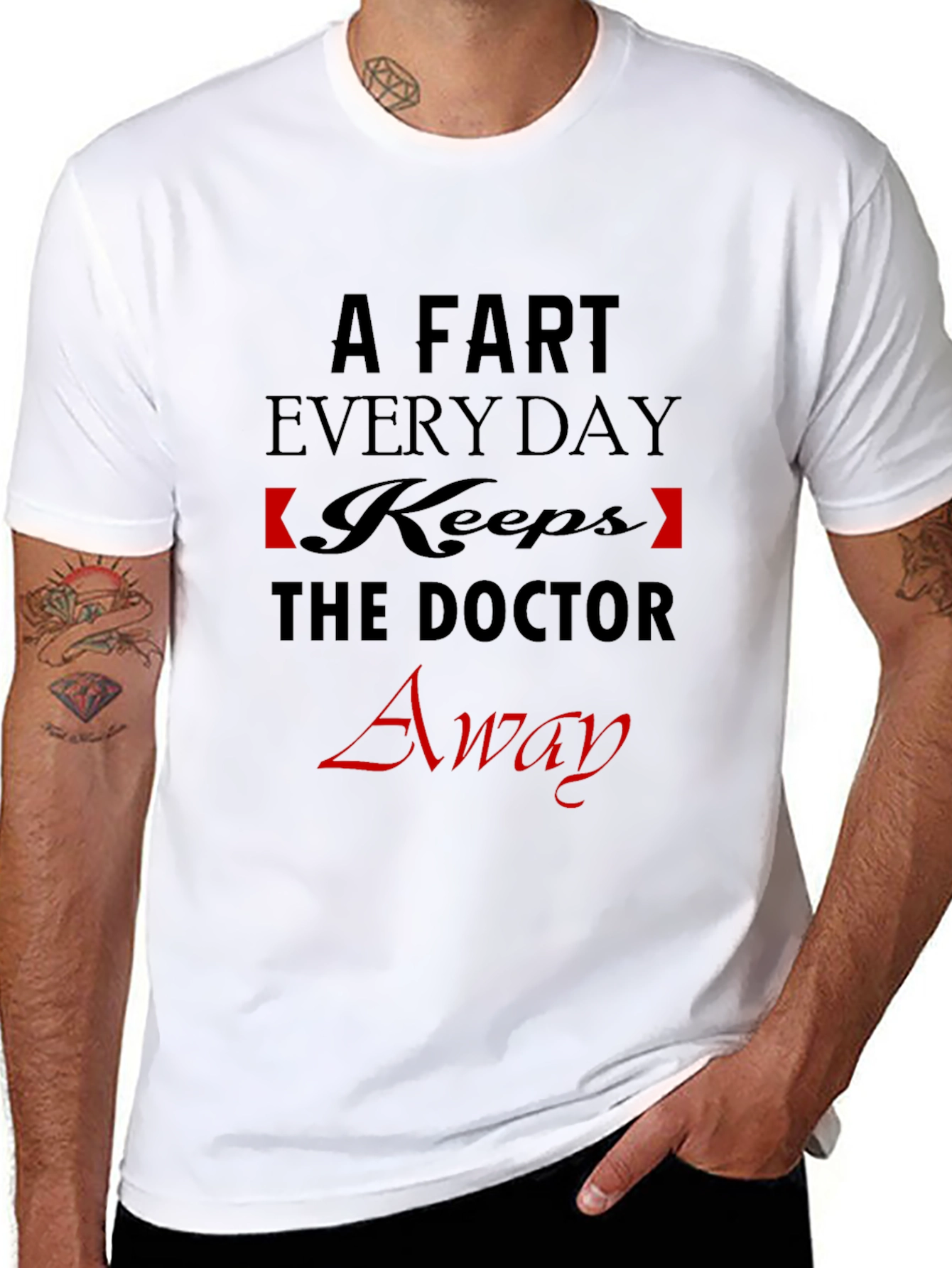 Funny A Fart Every Day Graphic T-Shirt