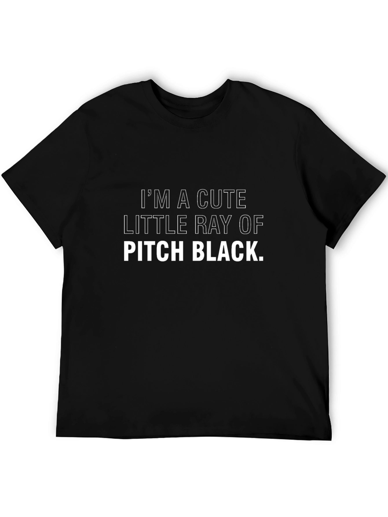 Cute Ray of Pitch Black Graphic Tee
