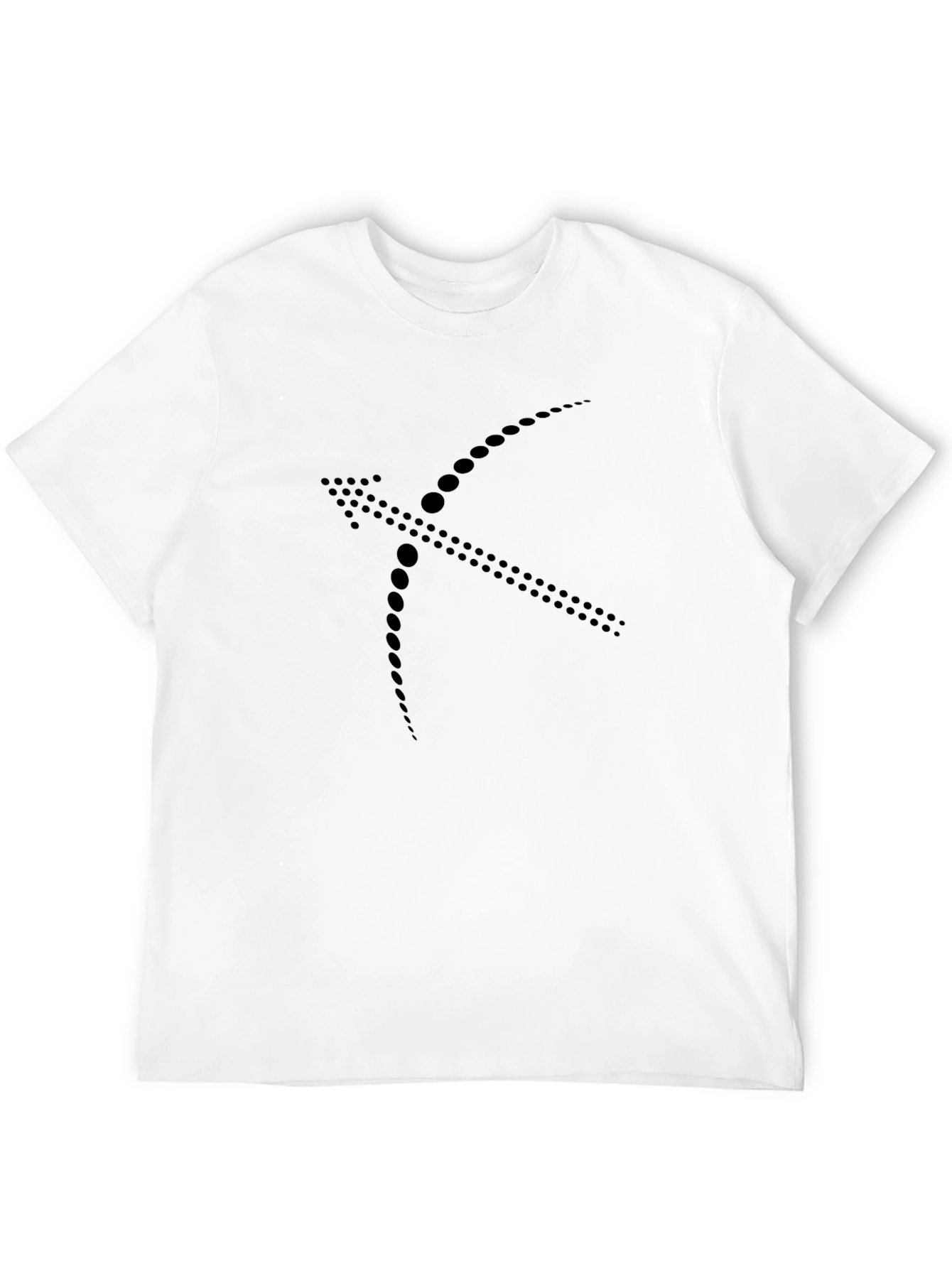 Modern Zodiac Sagittarius Black T-Shirt