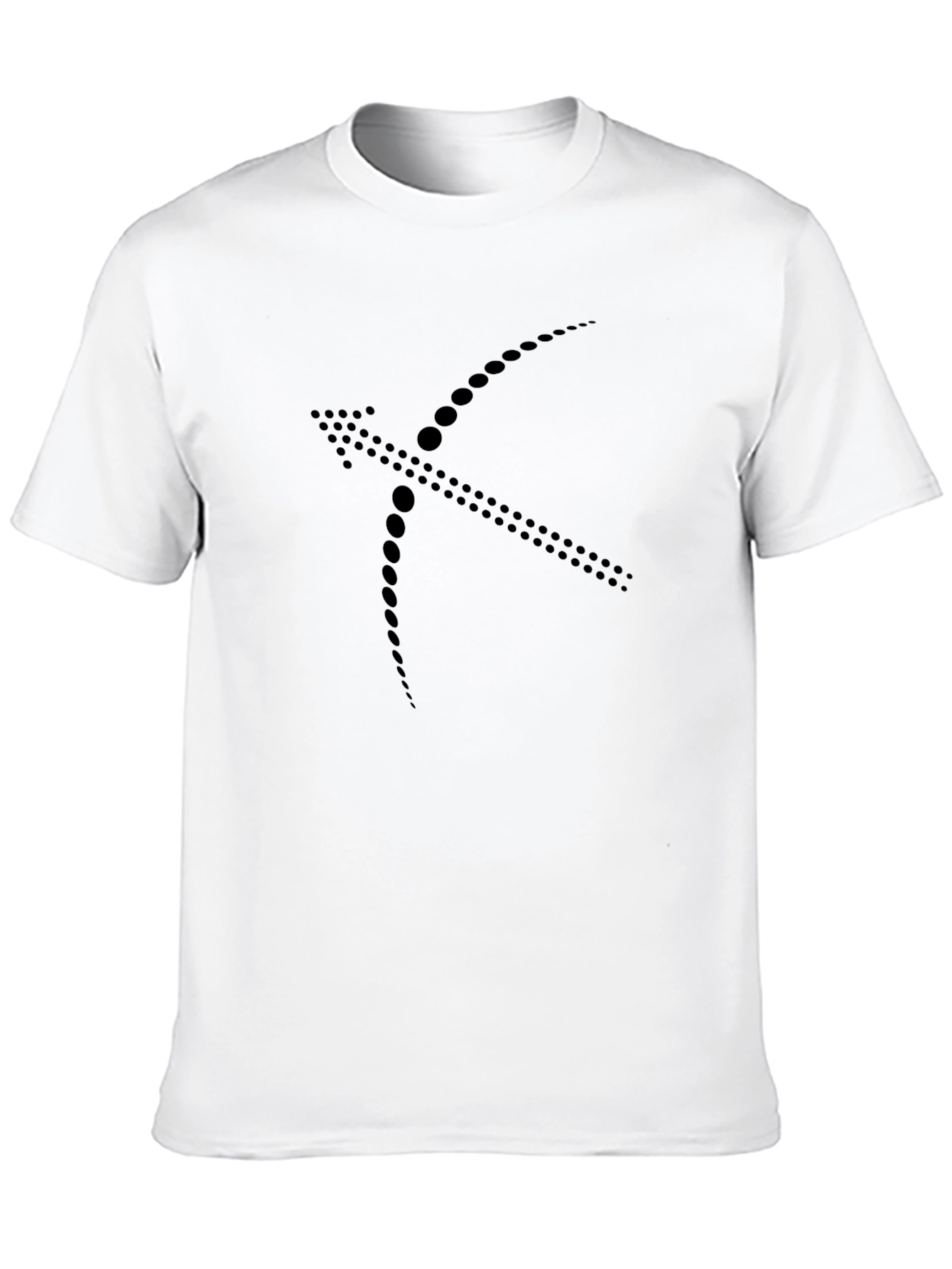 Modern Zodiac Sagittarius Black T-Shirt