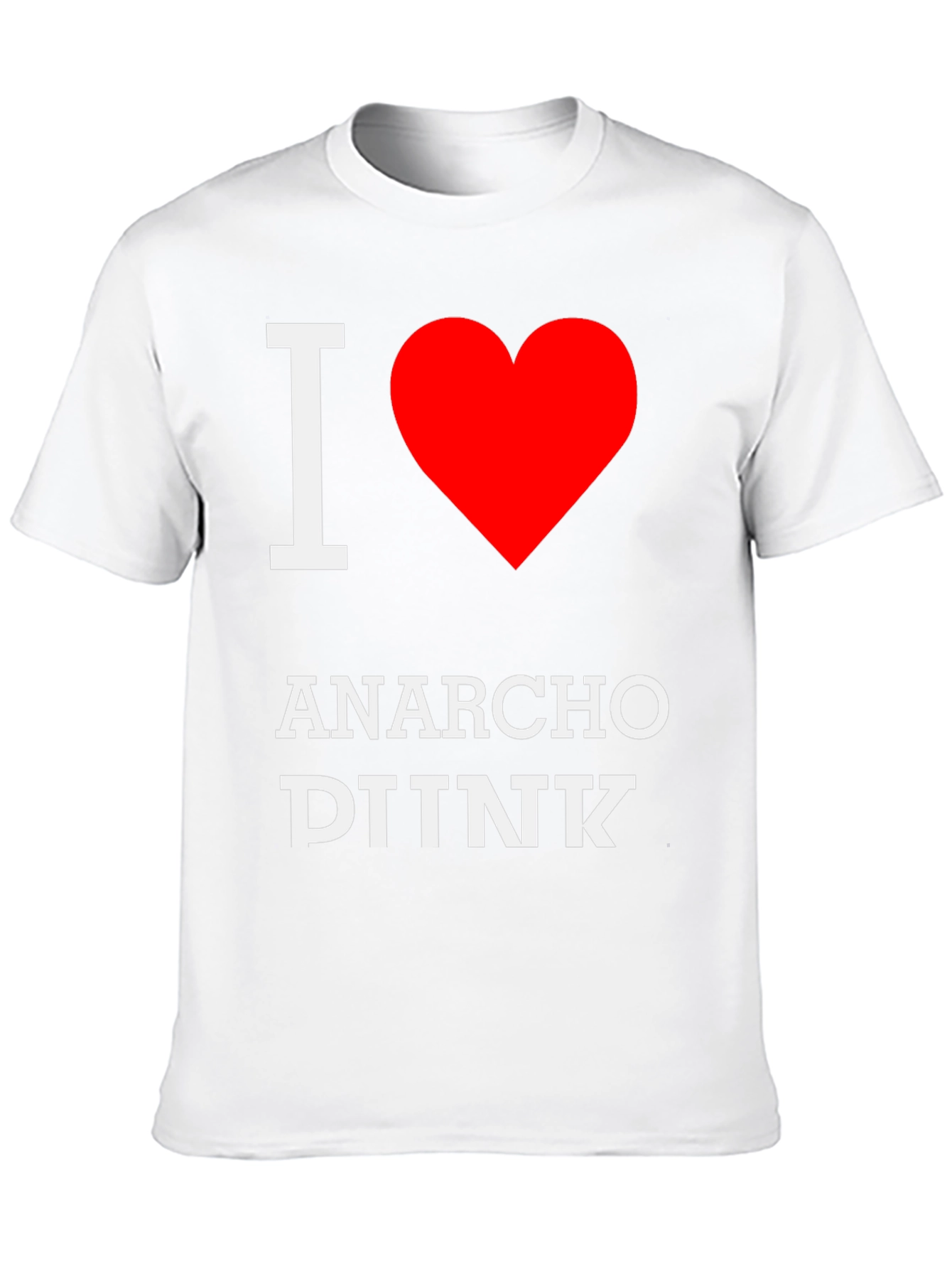 I Heart Anarcho DINK Black Graphic Tee