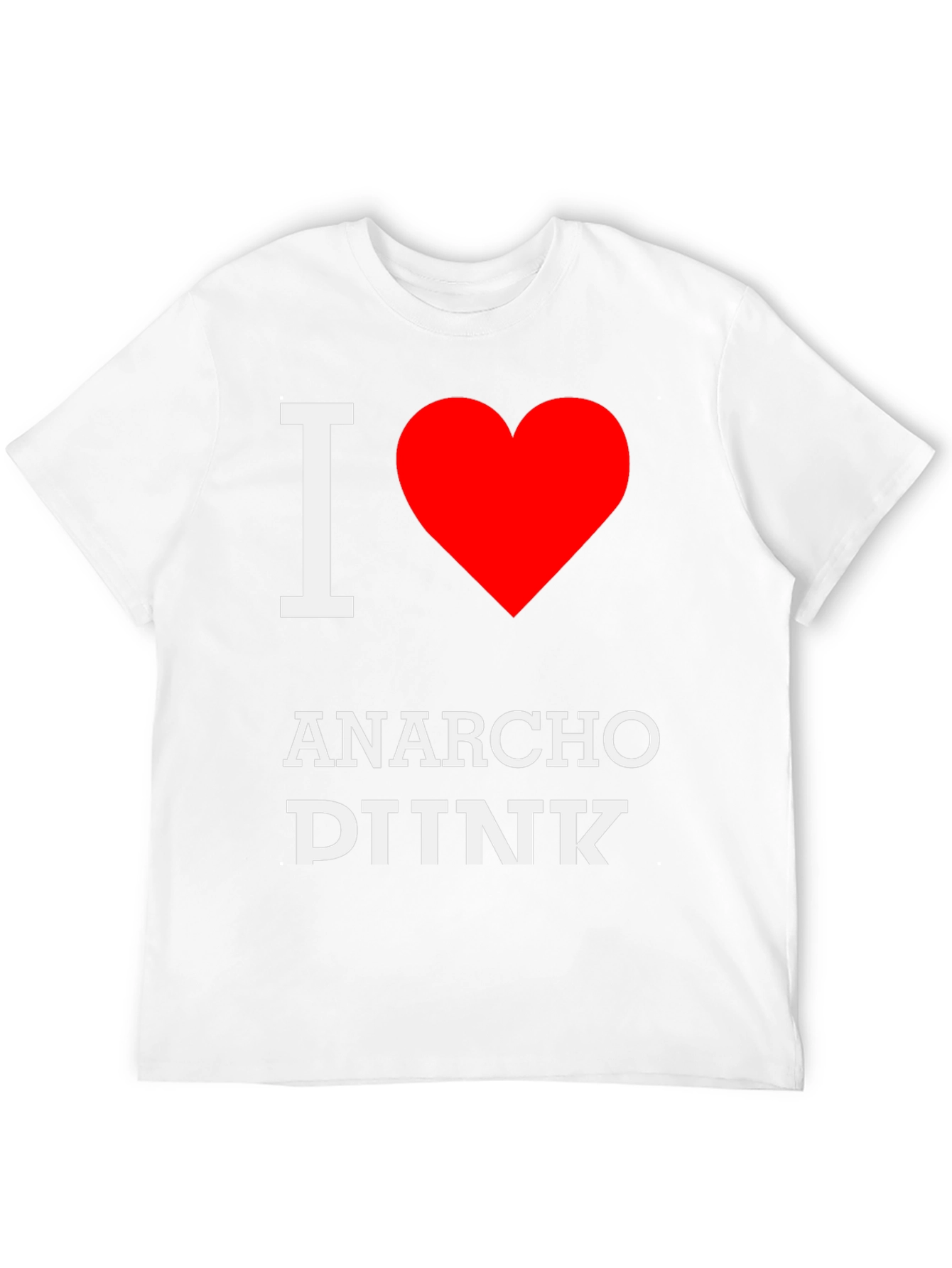I Heart Anarcho DINK Black Graphic Tee