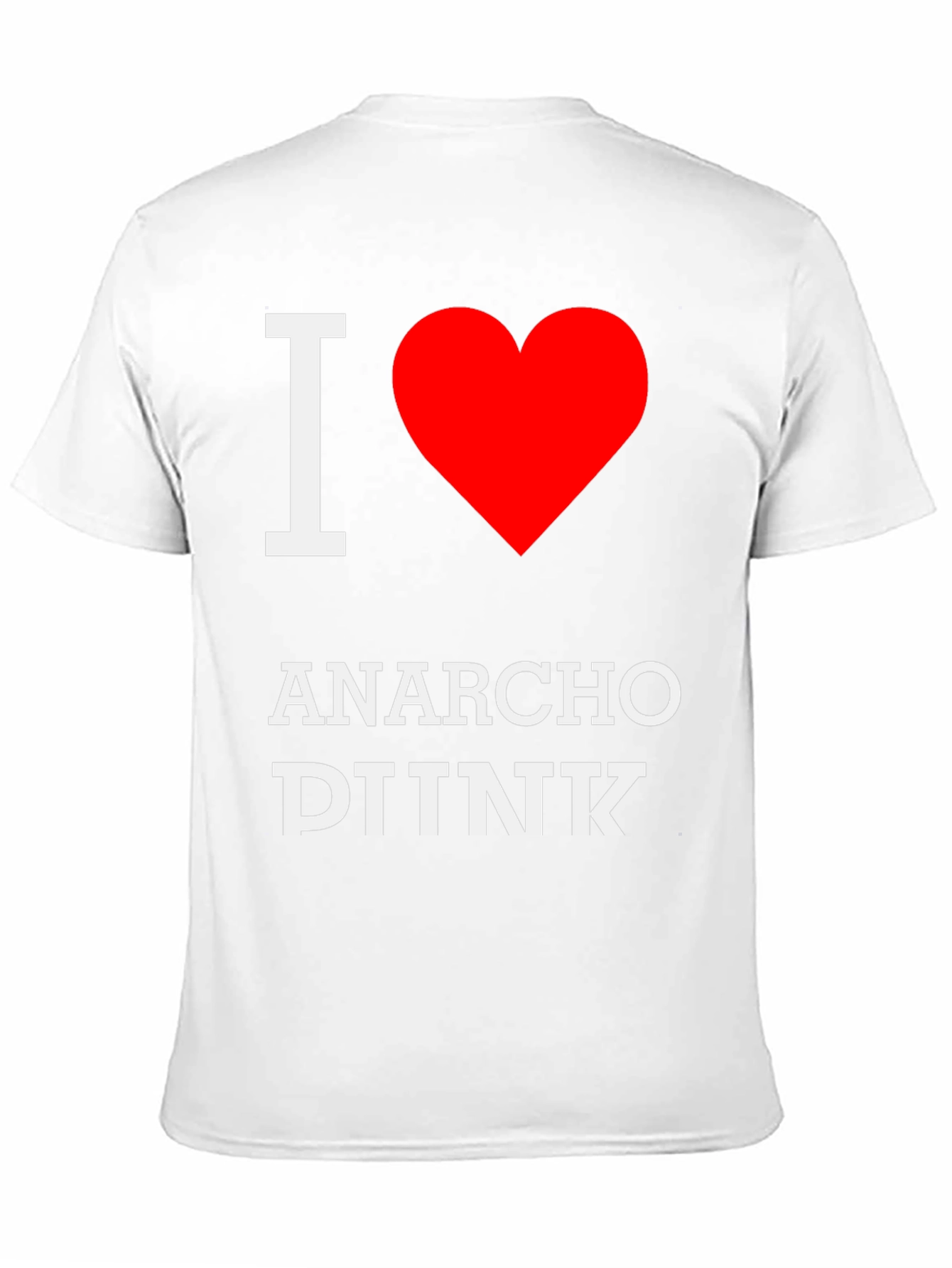 I Heart Anarcho DINK Black Graphic Tee