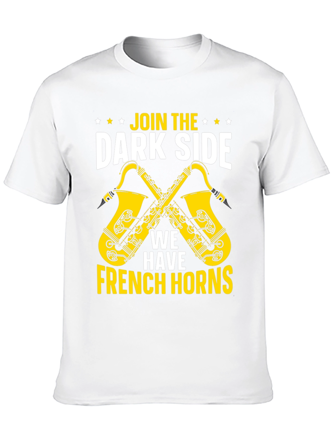 Join The Dark Side French Horns Graphic T-Shirt
