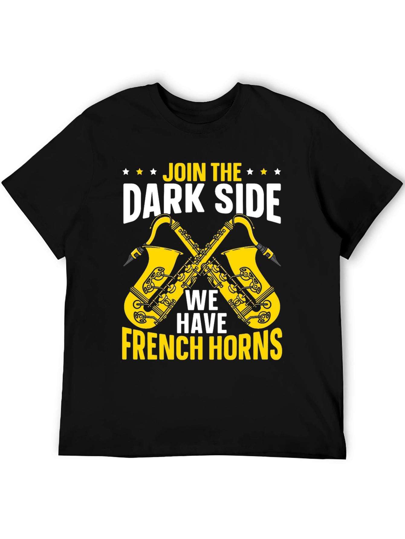 Join The Dark Side French Horns Graphic T-Shirt