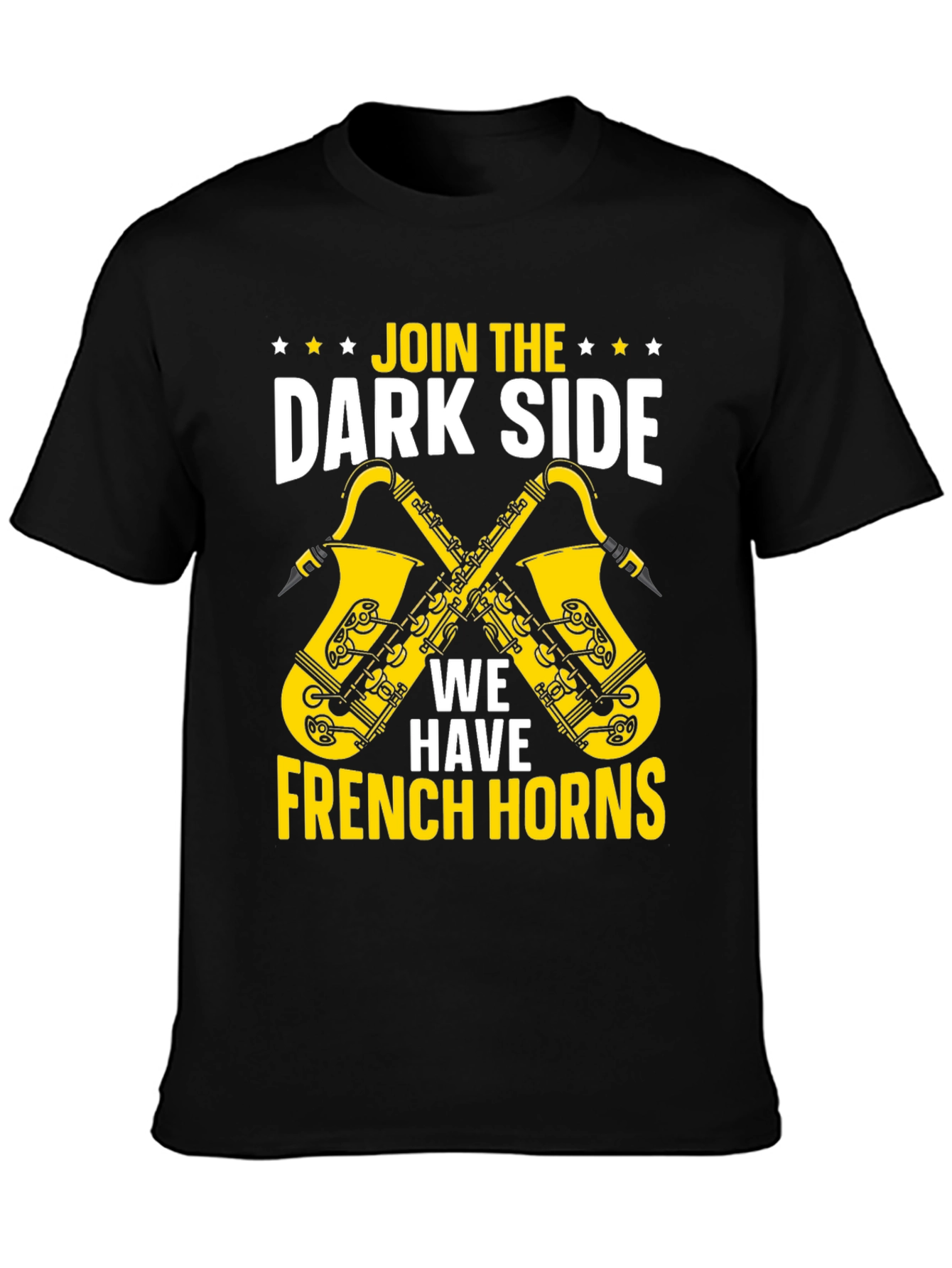 Join The Dark Side French Horns Graphic T-Shirt