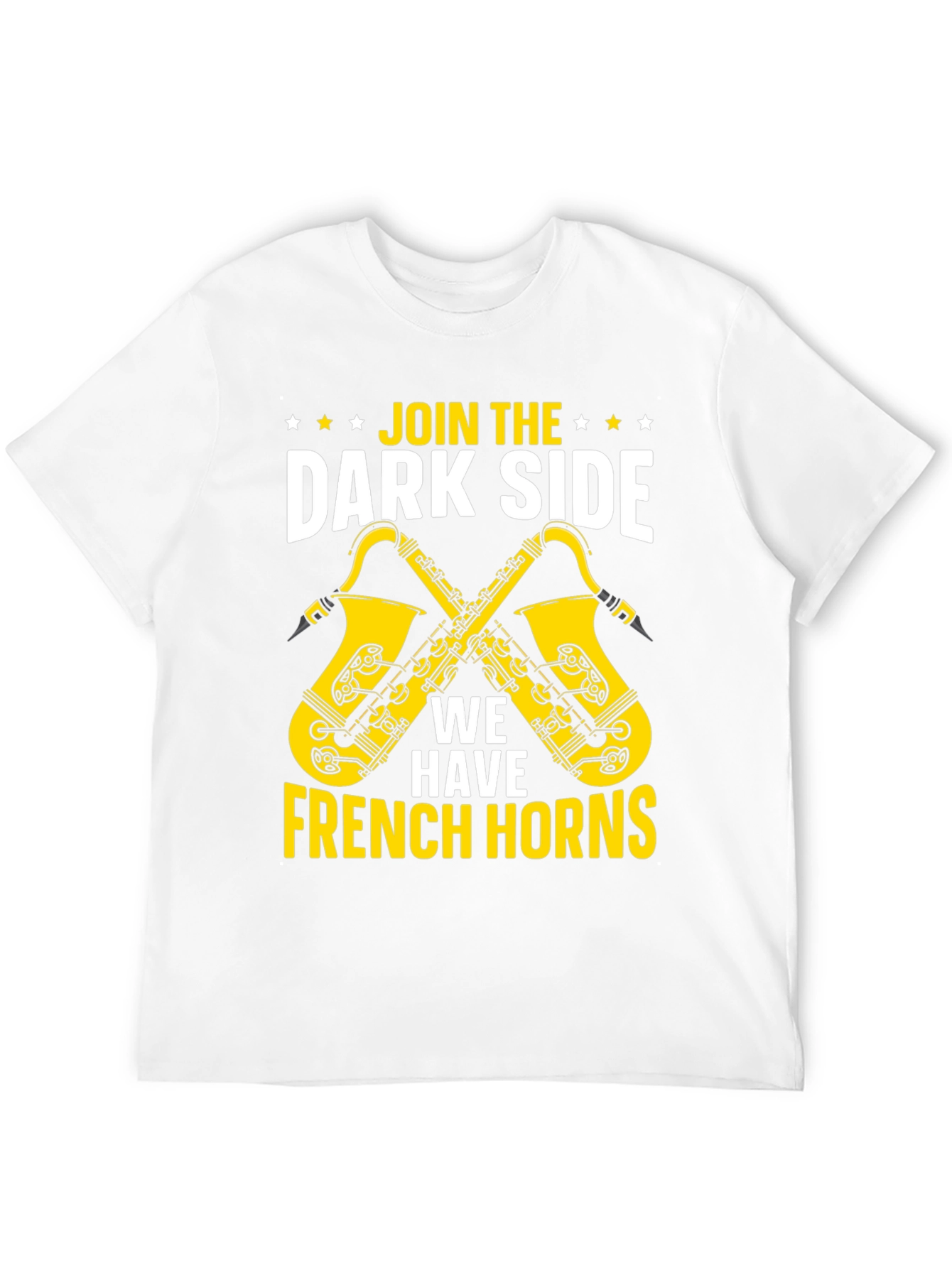 Join The Dark Side French Horns Graphic T-Shirt