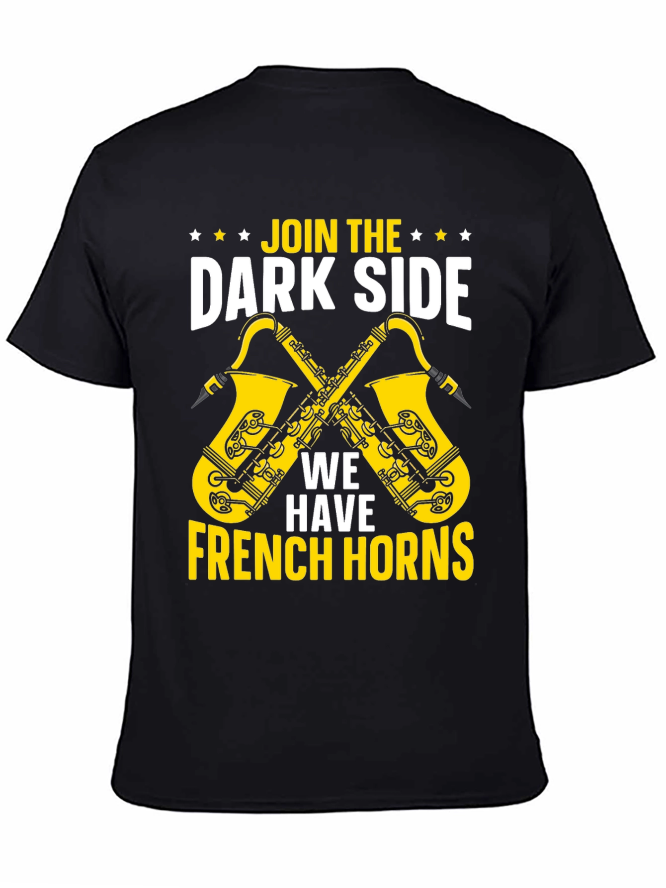 Join The Dark Side French Horns Graphic T-Shirt