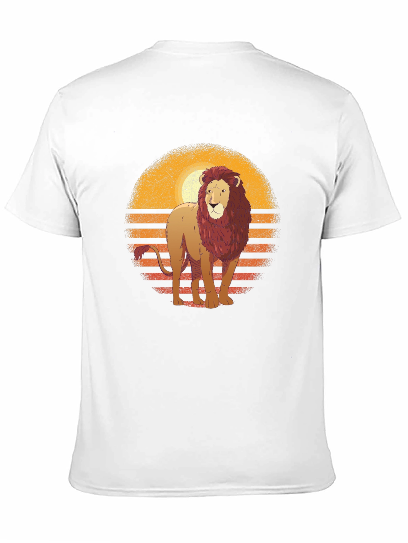 Retro Lion Graphic T-Shirt