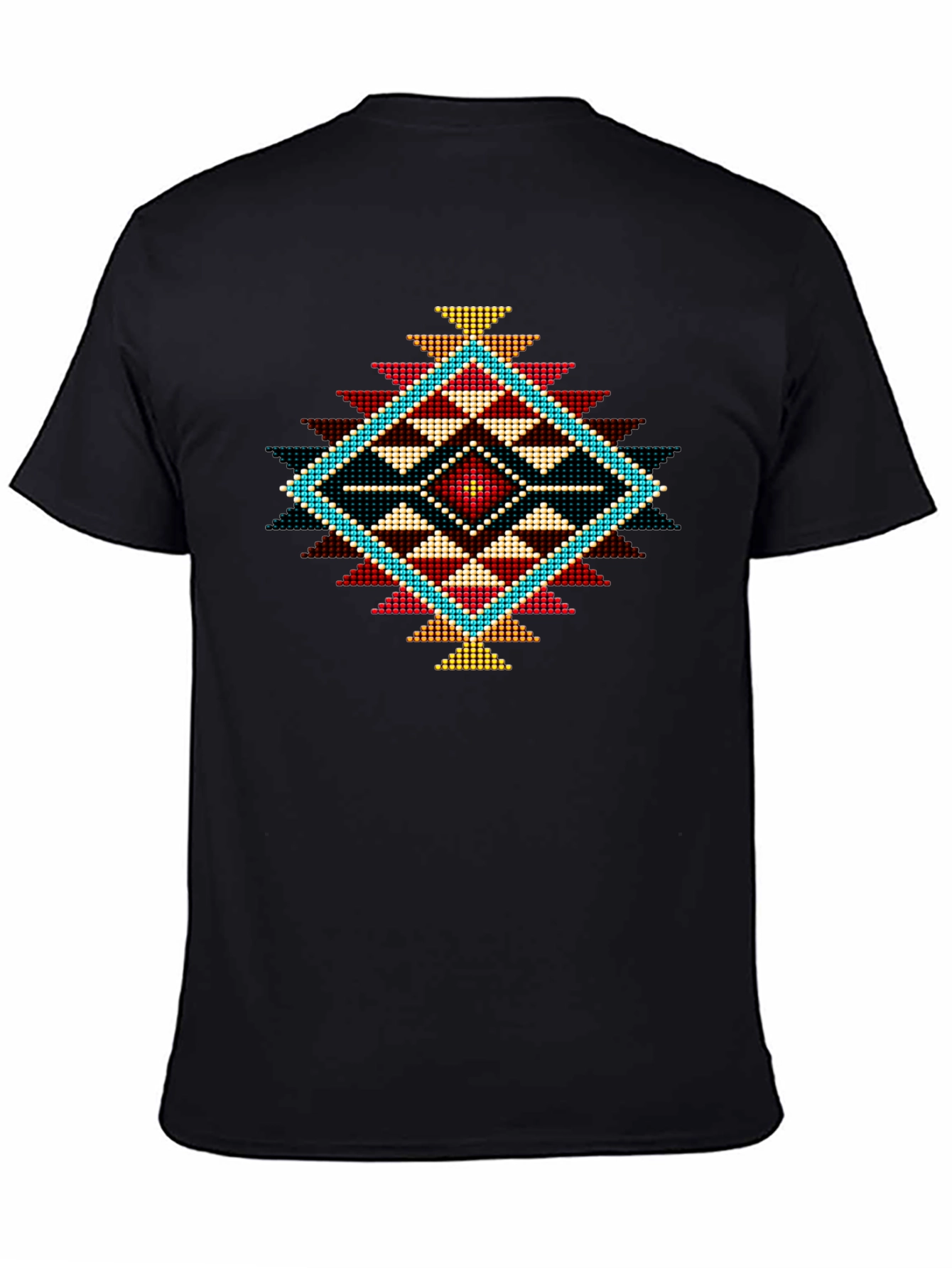 Geometric Diamond Print Tee
