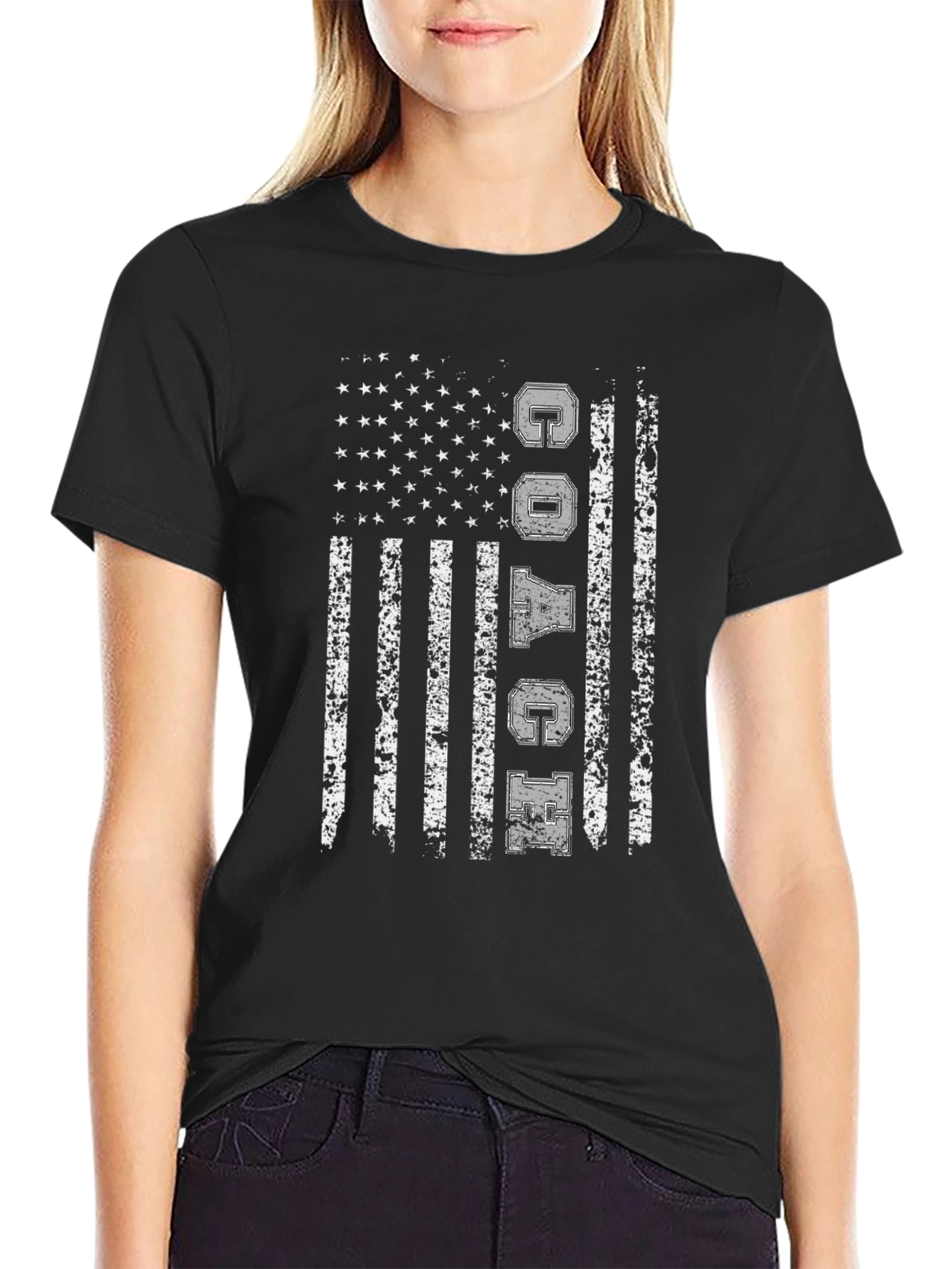 Coach American Flag Graphic T-Shirt