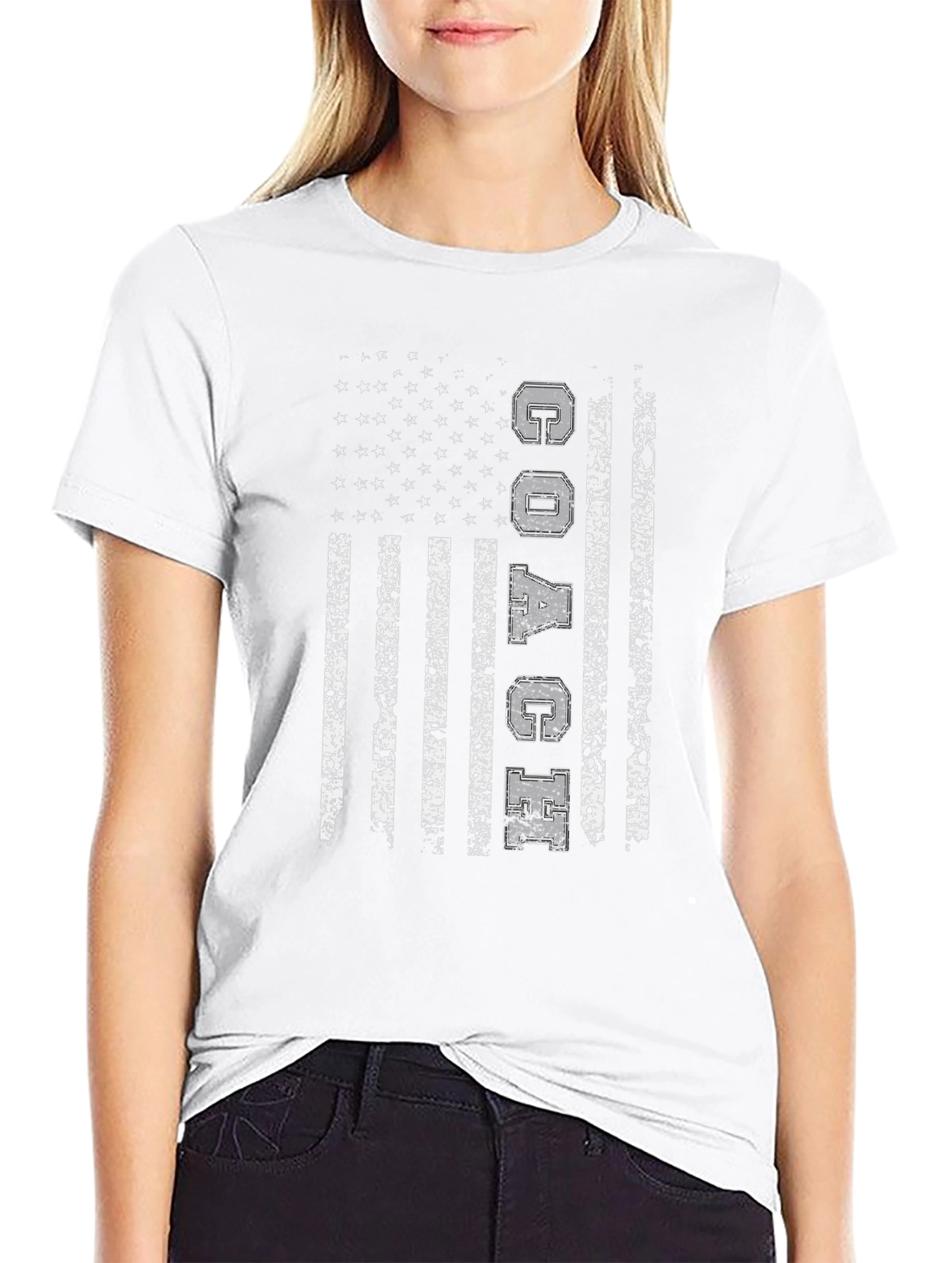 Coach American Flag Graphic T-Shirt