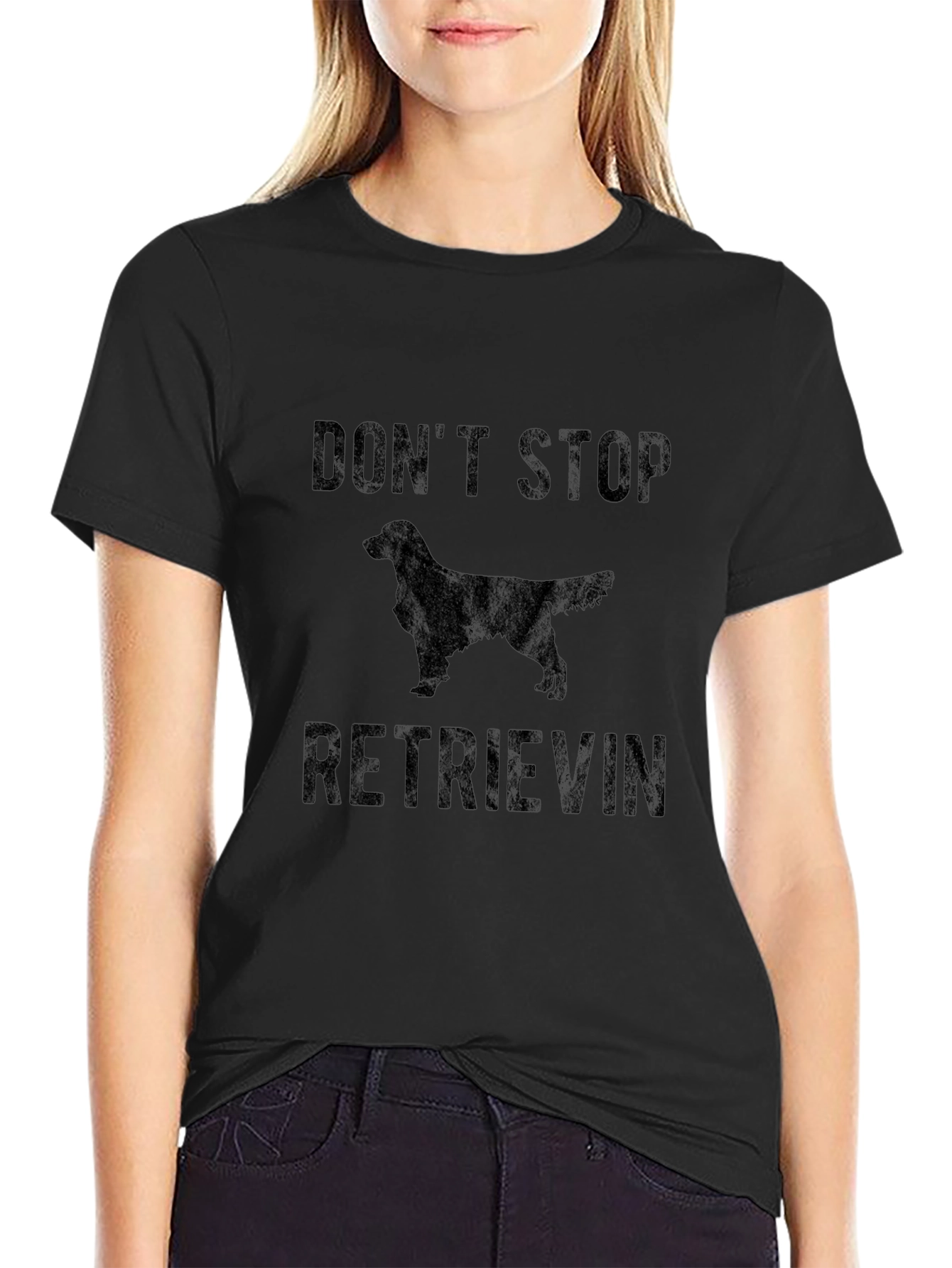 Dont Stop Retrievin Dog Graphic T-Shirt