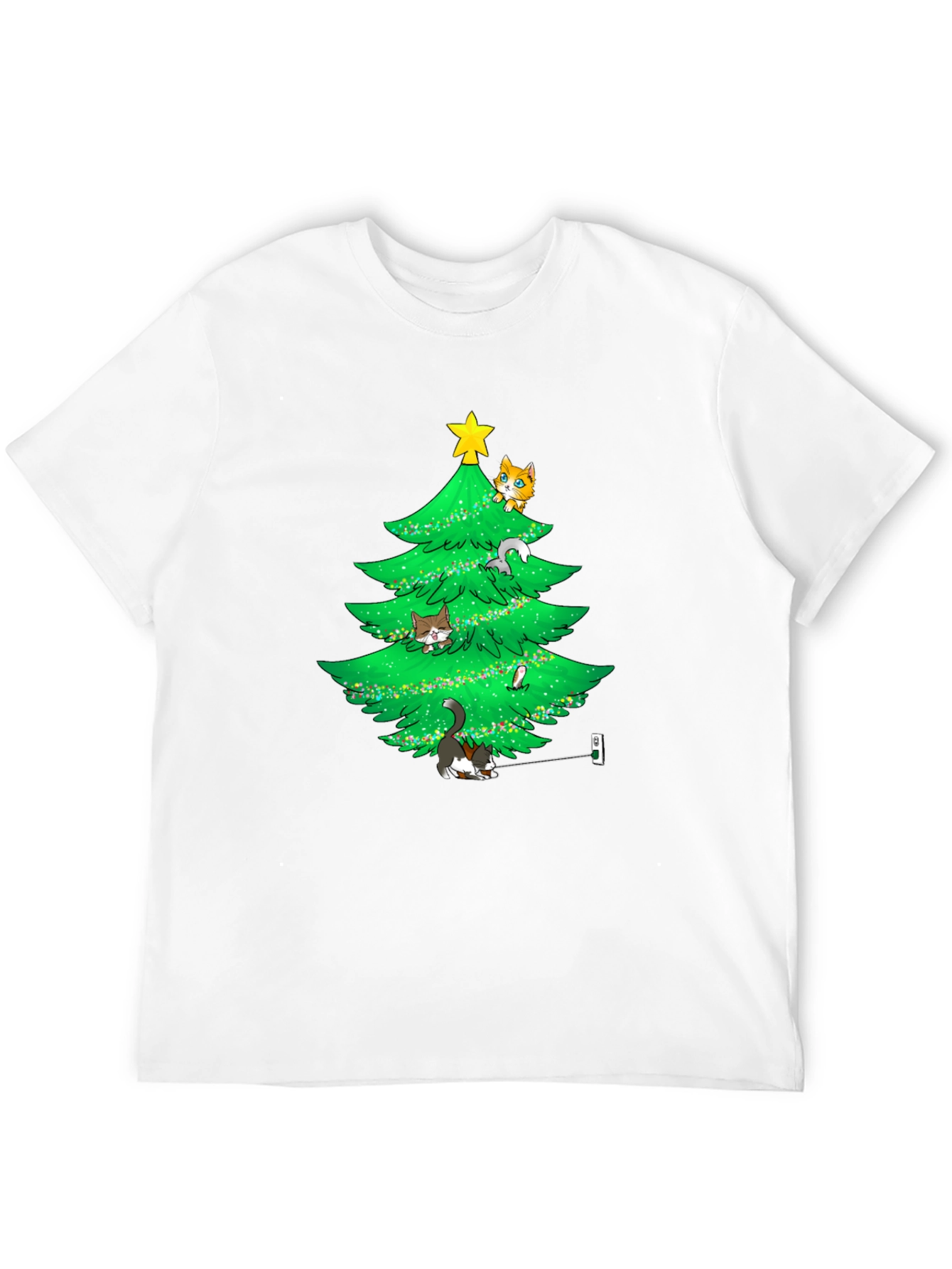 Cat Christmas Tree T-Shirt