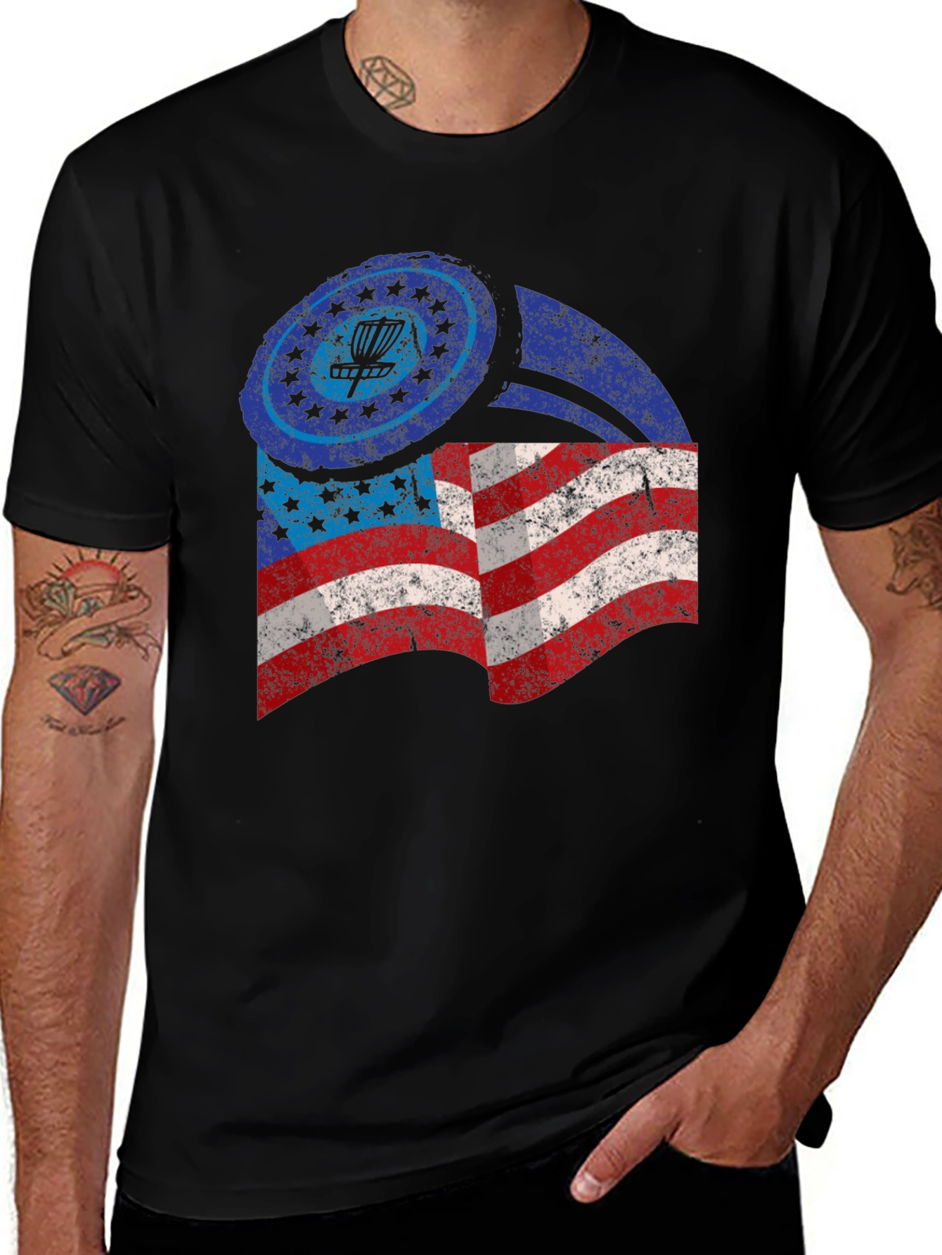 Patriotic Disc Golf T-Shirt