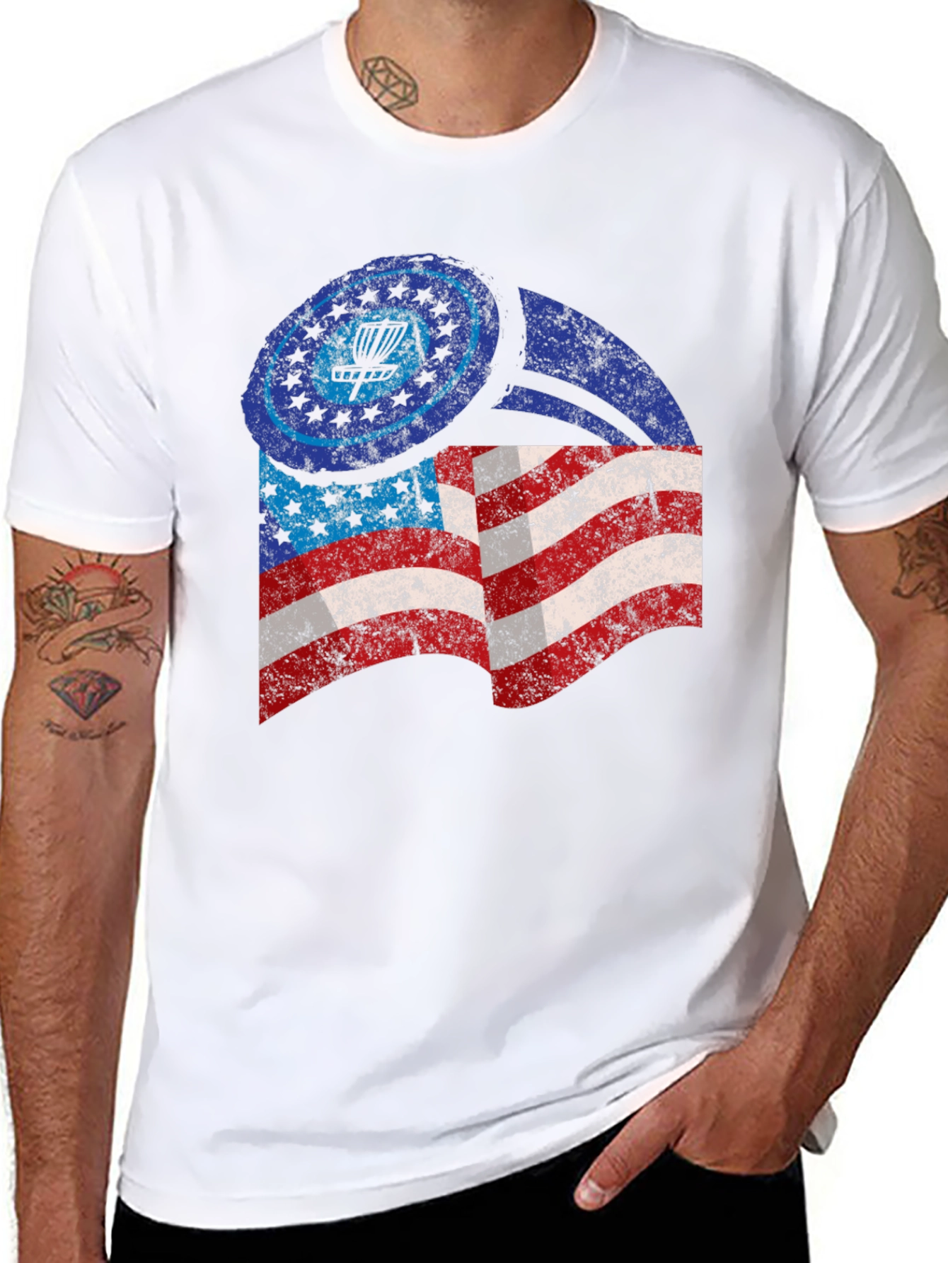 Patriotic Disc Golf T-Shirt
