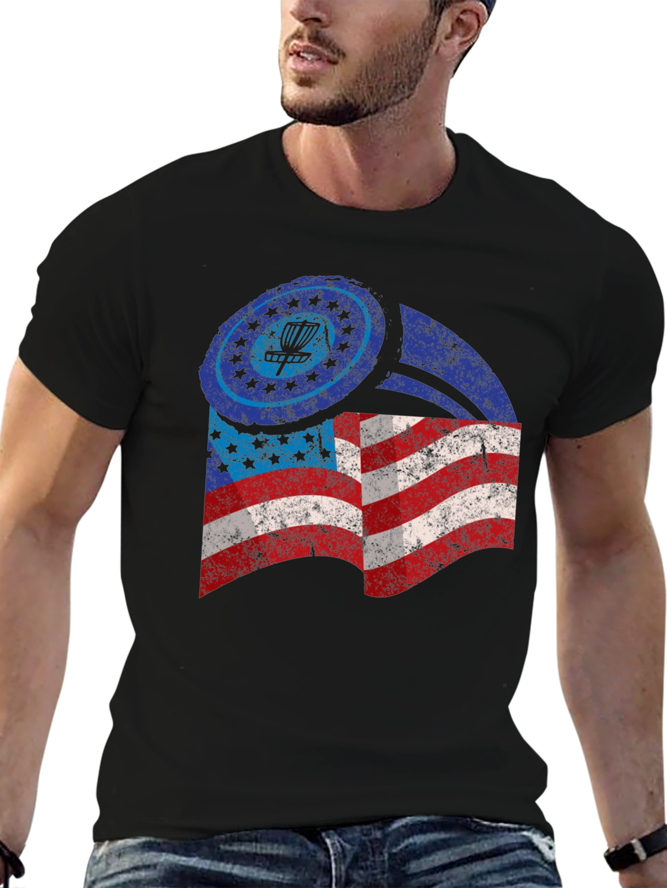 Patriotic Disc Golf T-Shirt