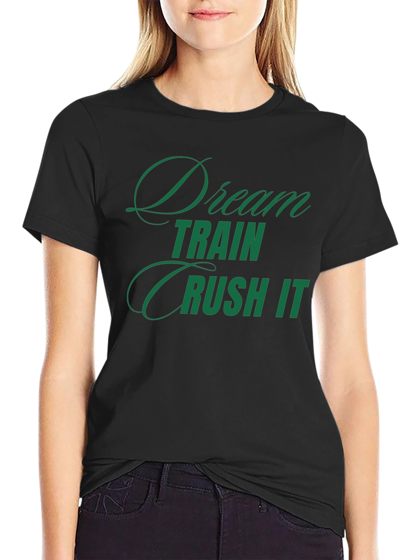 Dream Train Crush It T-Shirt - Motivational Tee