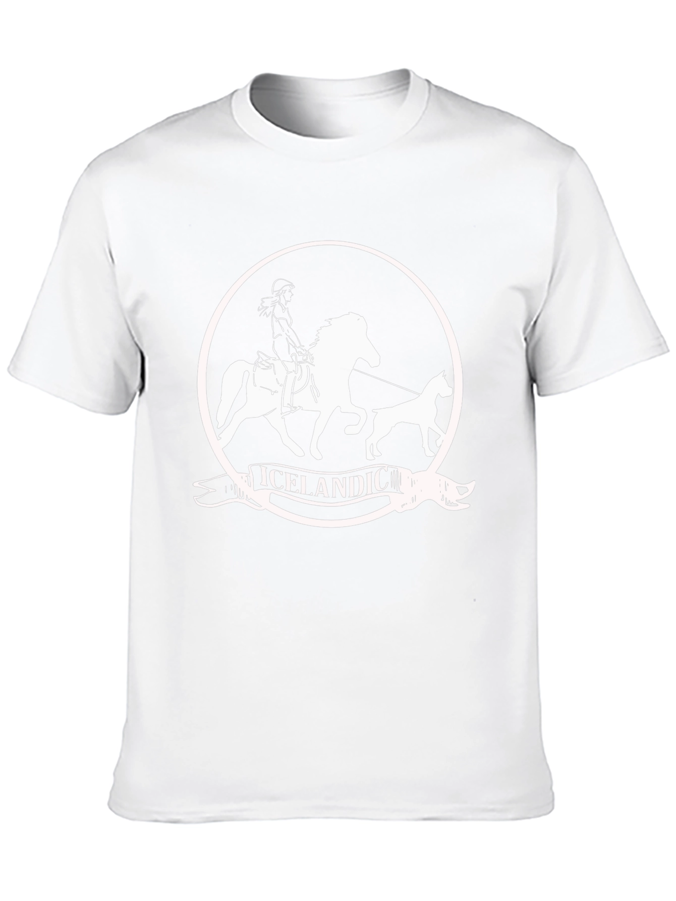 Icelandic Horse T-Shirt - Unisex Black Tee