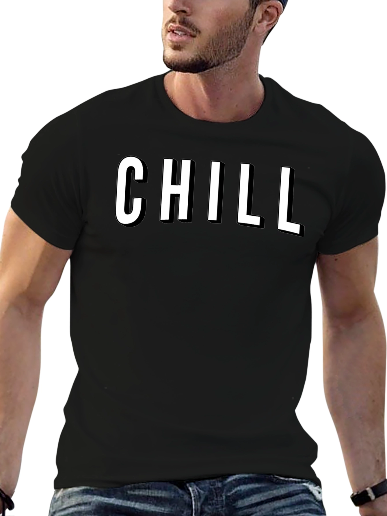Chill Graphic Tee - Mens Black T-Shirt