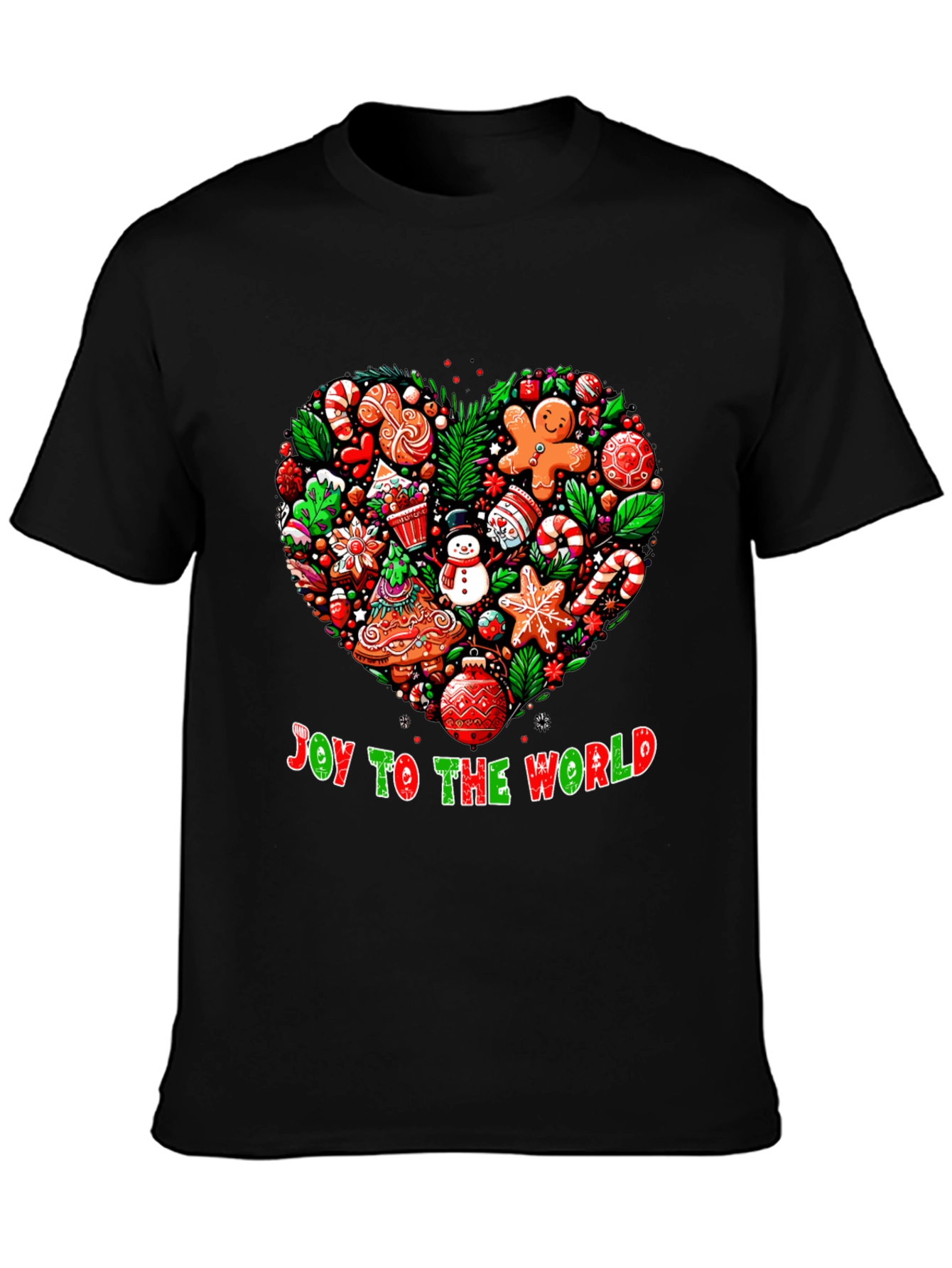 Festive Joy to the World Christmas T-Shirt