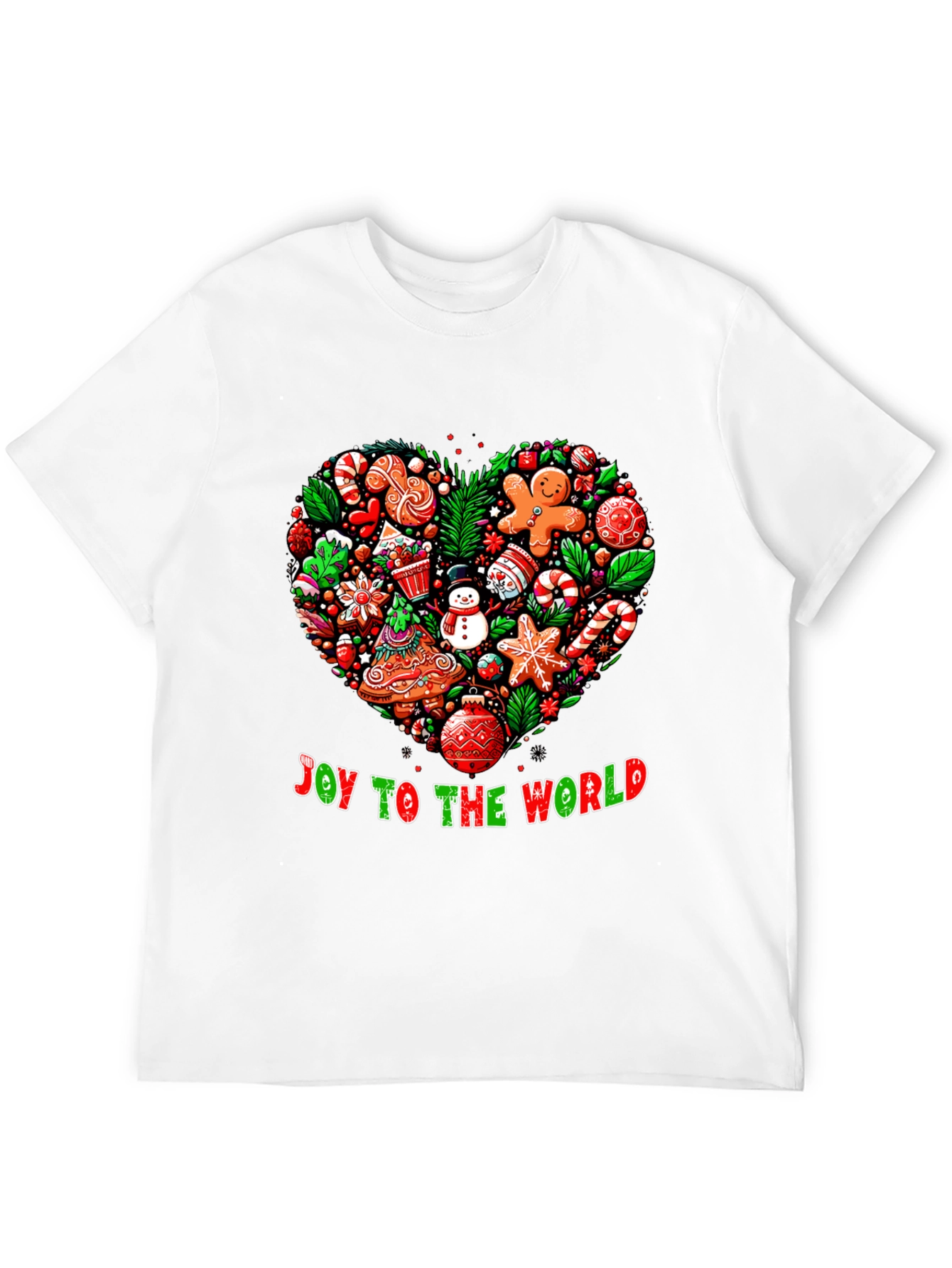 Festive Joy to the World Christmas T-Shirt