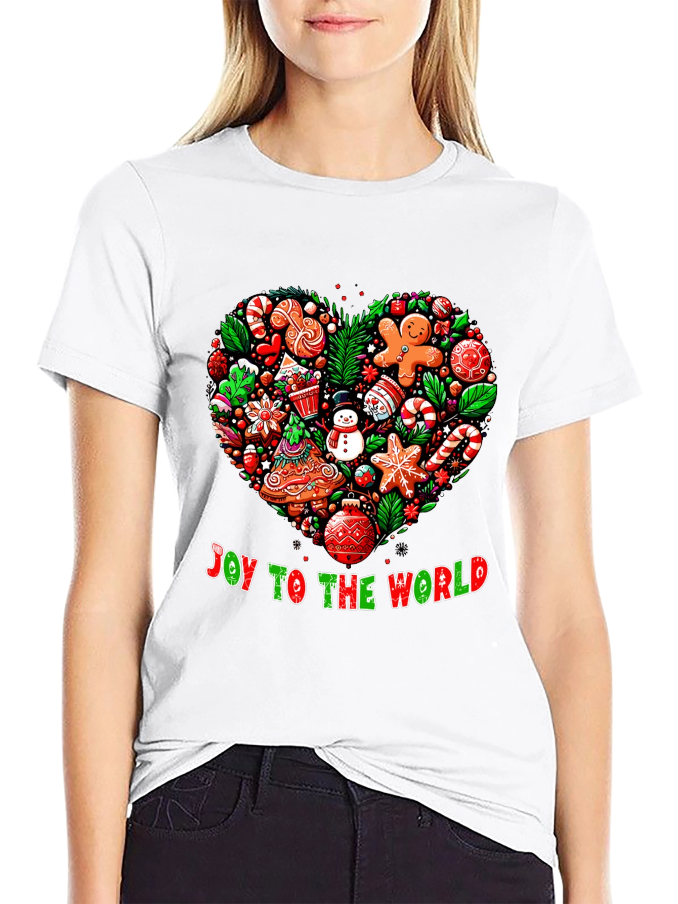 Festive Joy to the World Christmas T-Shirt