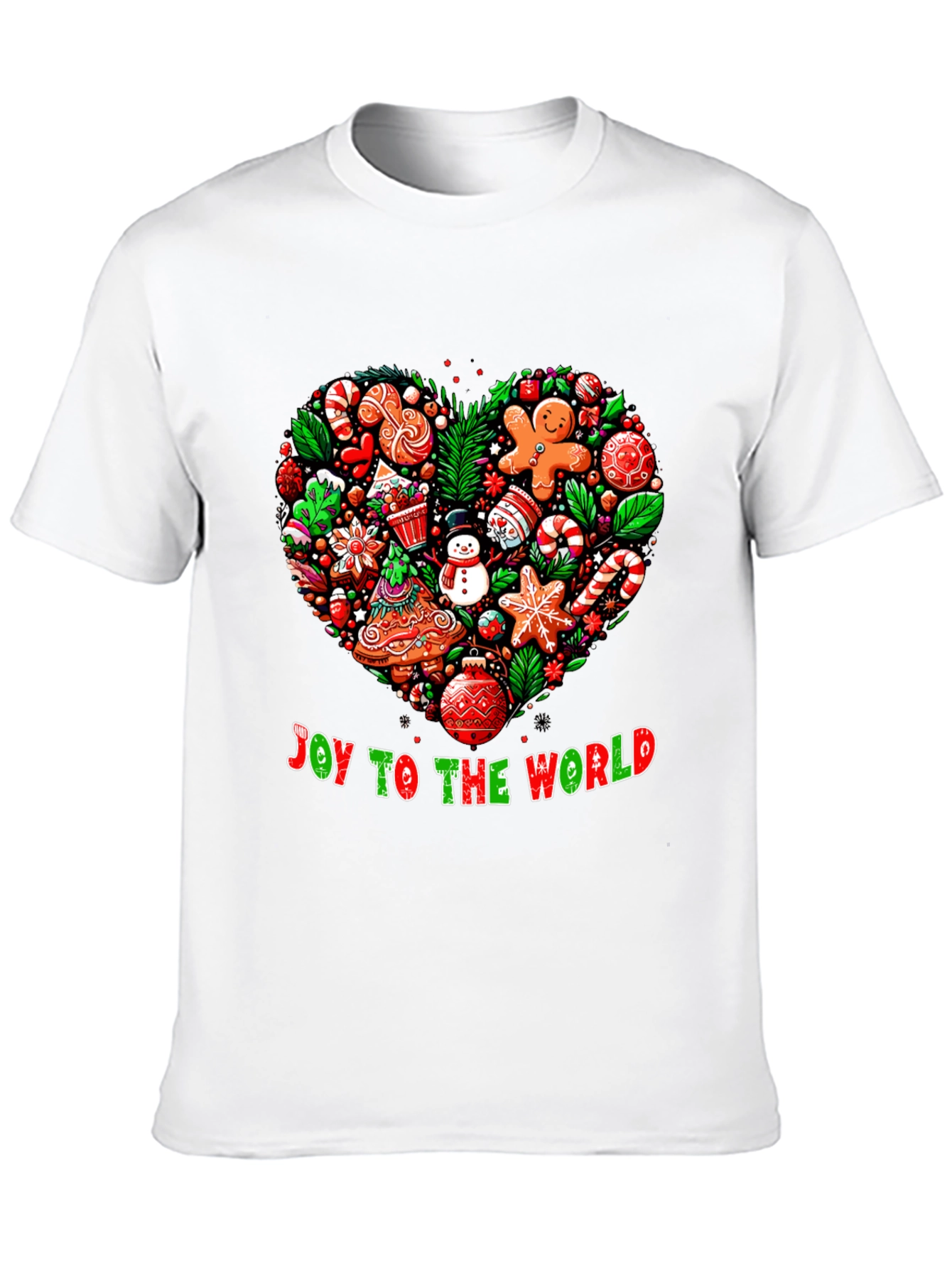 Festive Joy to the World Christmas T-Shirt