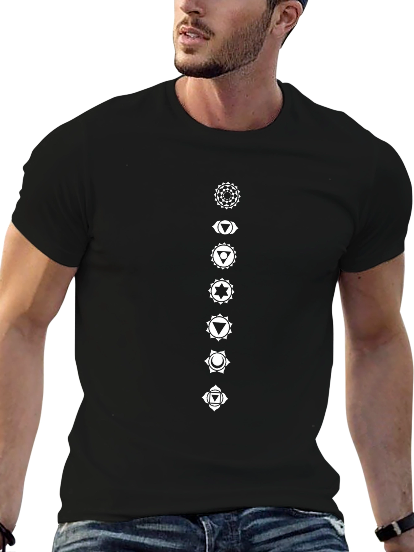 Chakra Symbol T-Shirt - Spiritual Design