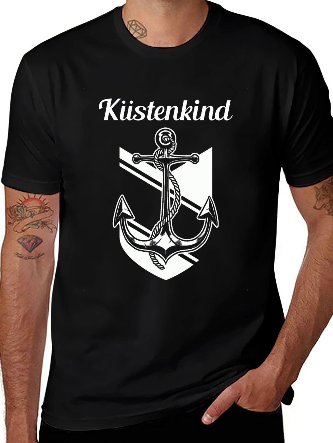 Kuestenkind Anchor Graphic T-Shirt