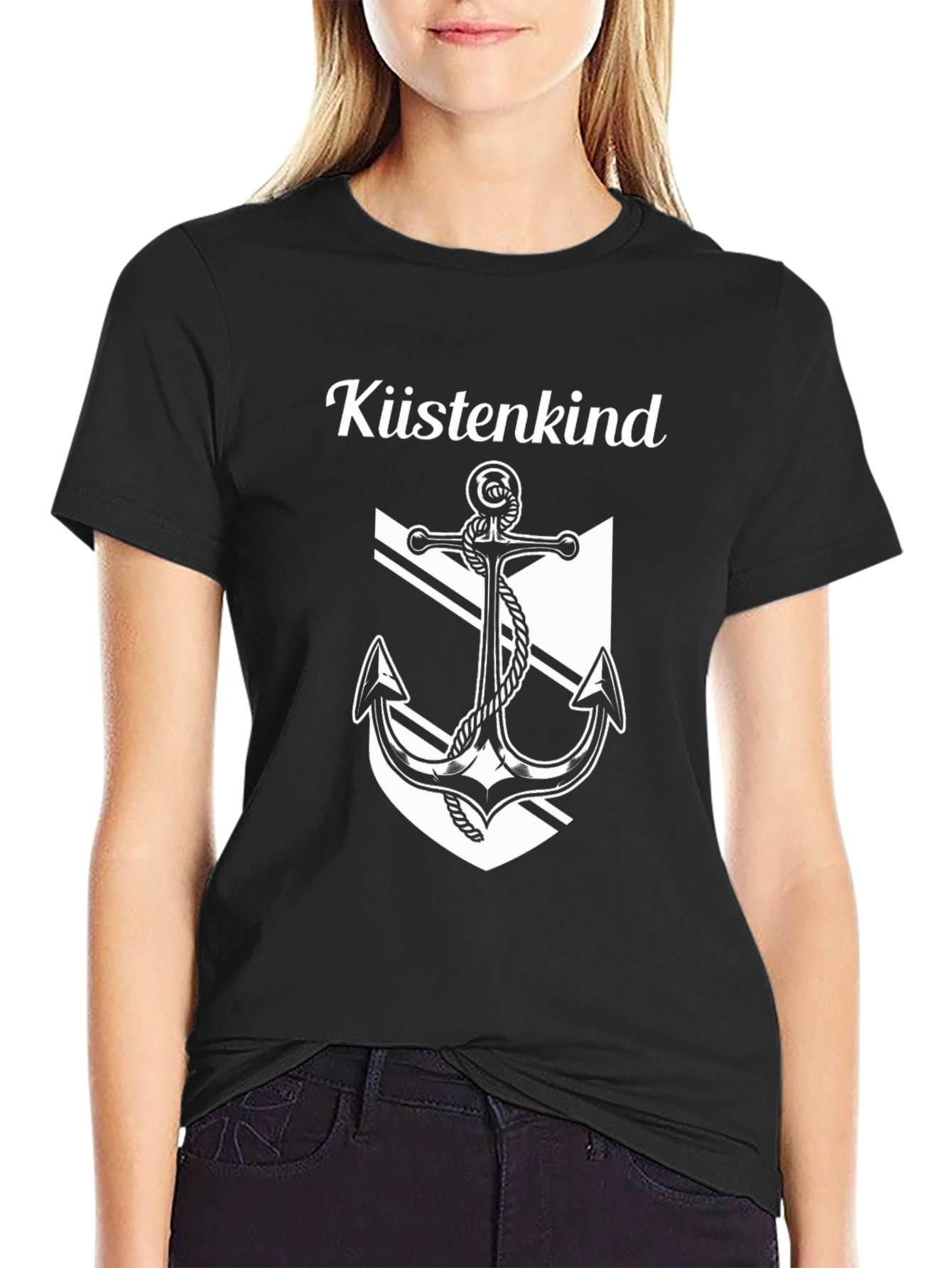 Kuestenkind Anchor Graphic T-Shirt