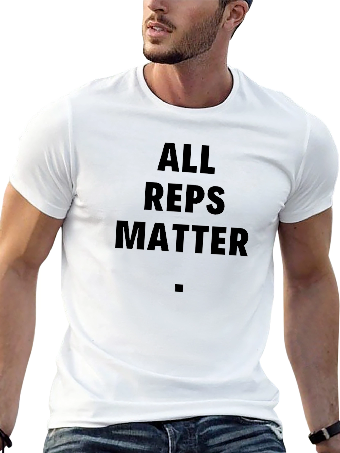All Reps Matter Black Graphic T-Shirt