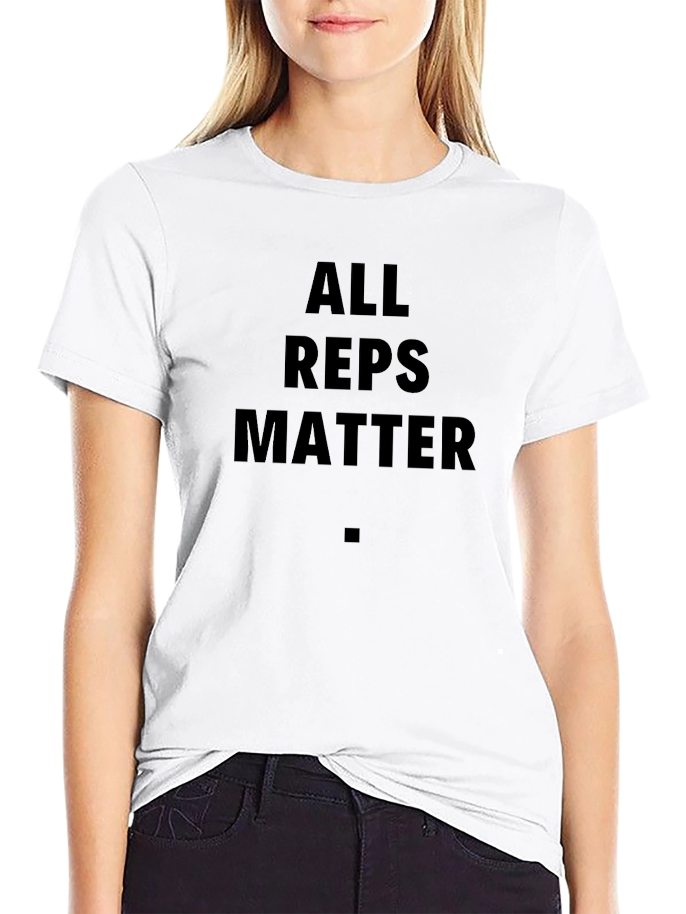 All Reps Matter Black Graphic T-Shirt
