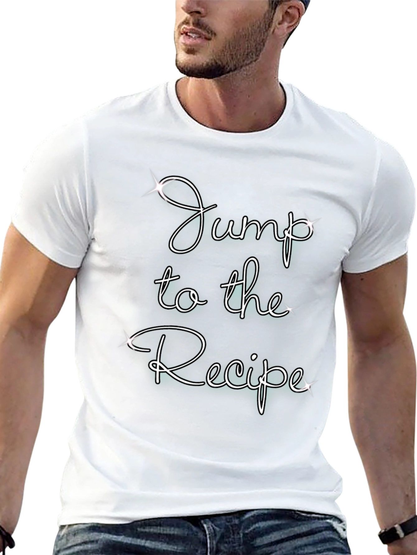 Jump to the Recipe Graphic T-Shirt