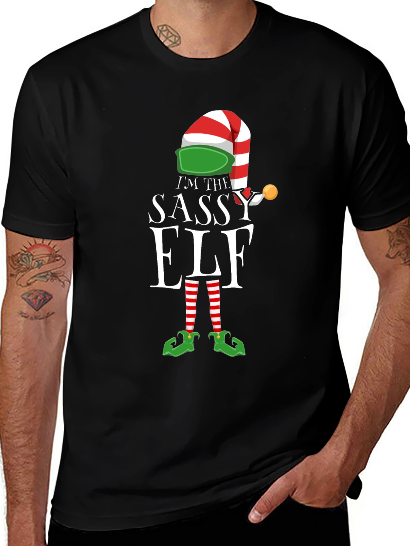 Sassy Elf Christmas T-Shirt
