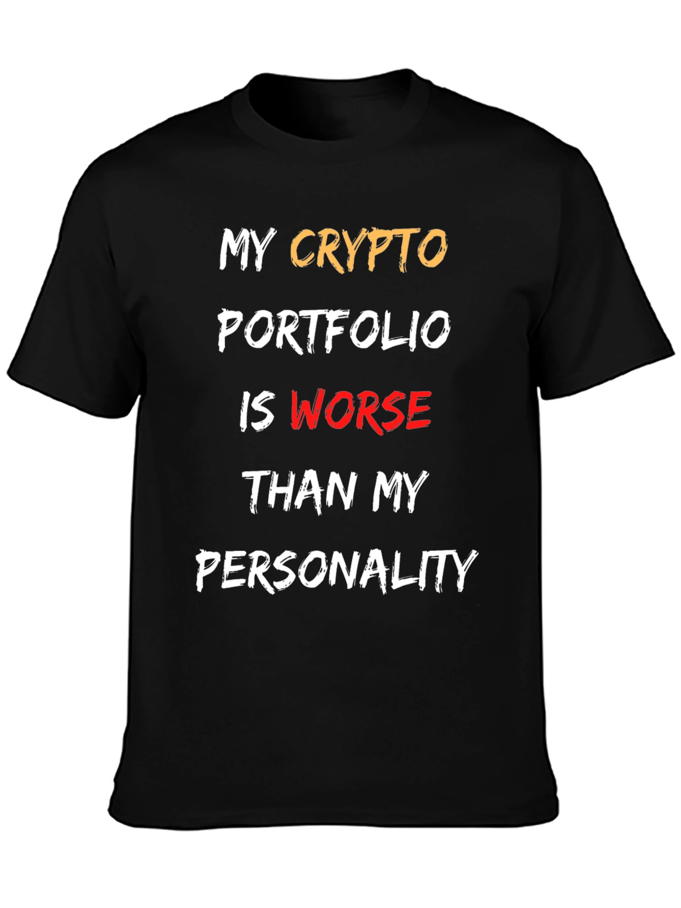 Crypto Portfolio T-Shirt - Funny Slogan Tee