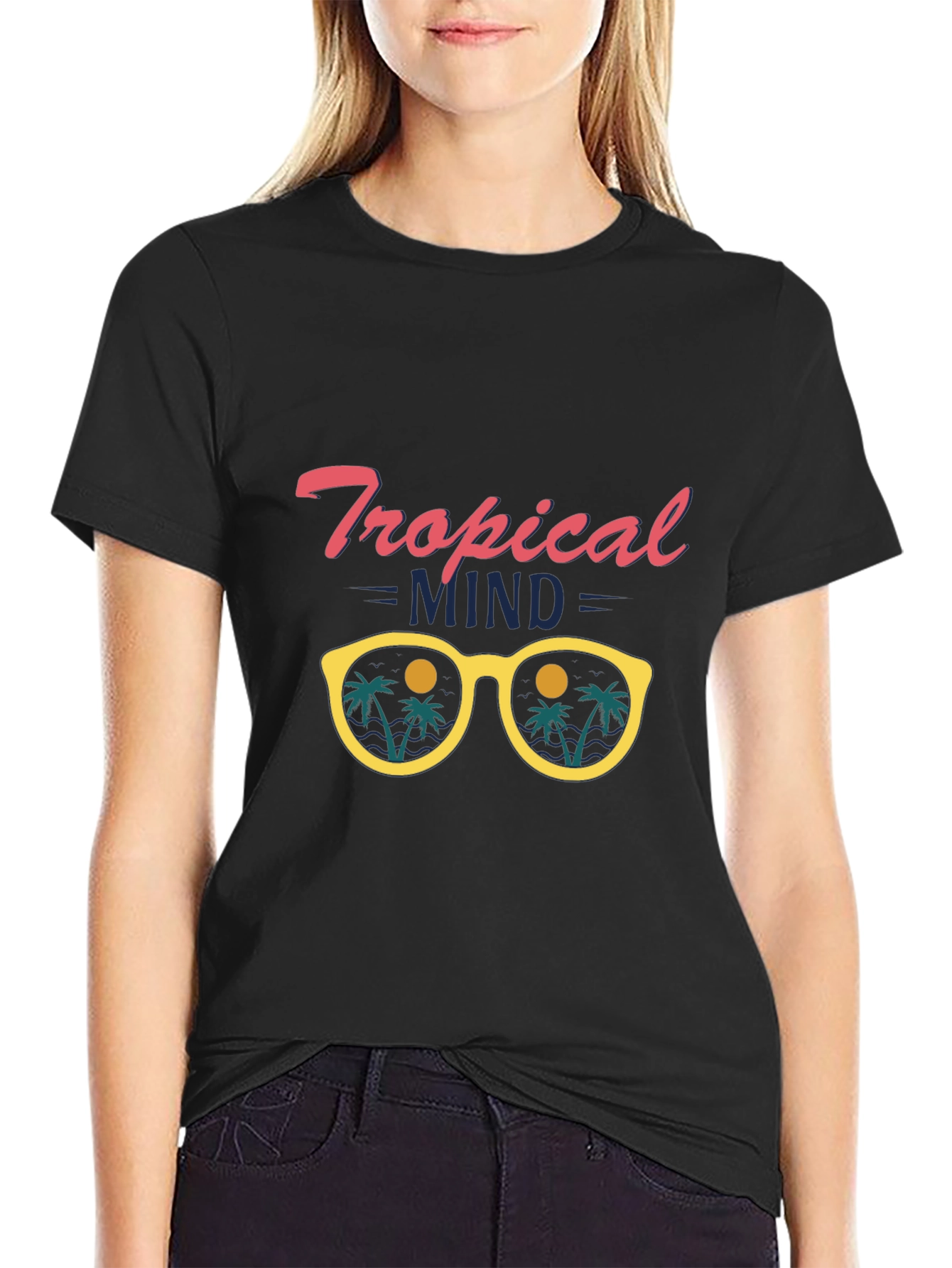 Tropical Mind T-Shirt - Black