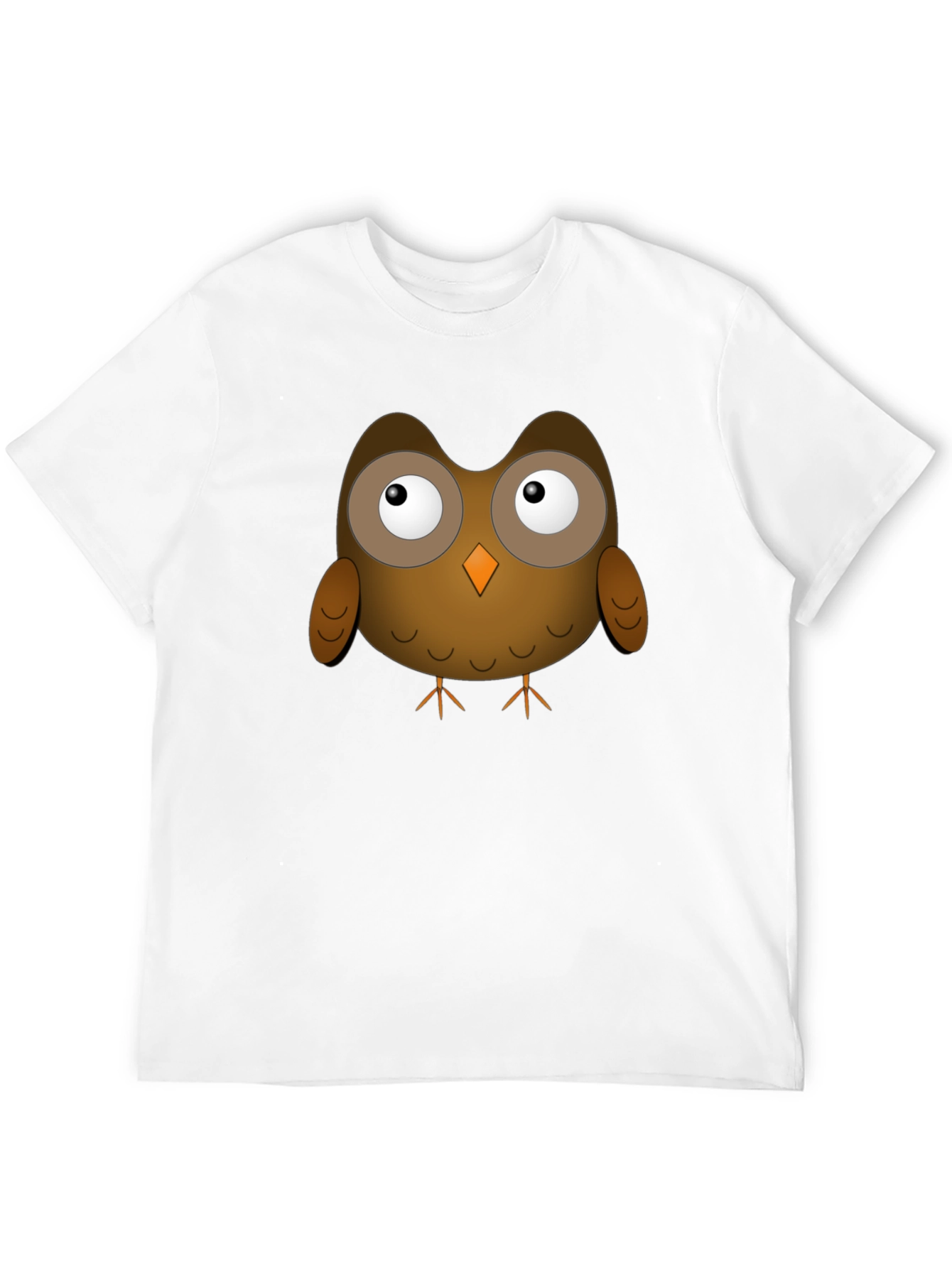 Cute Owl Graphic T-Shirt - Black Unisex Tee