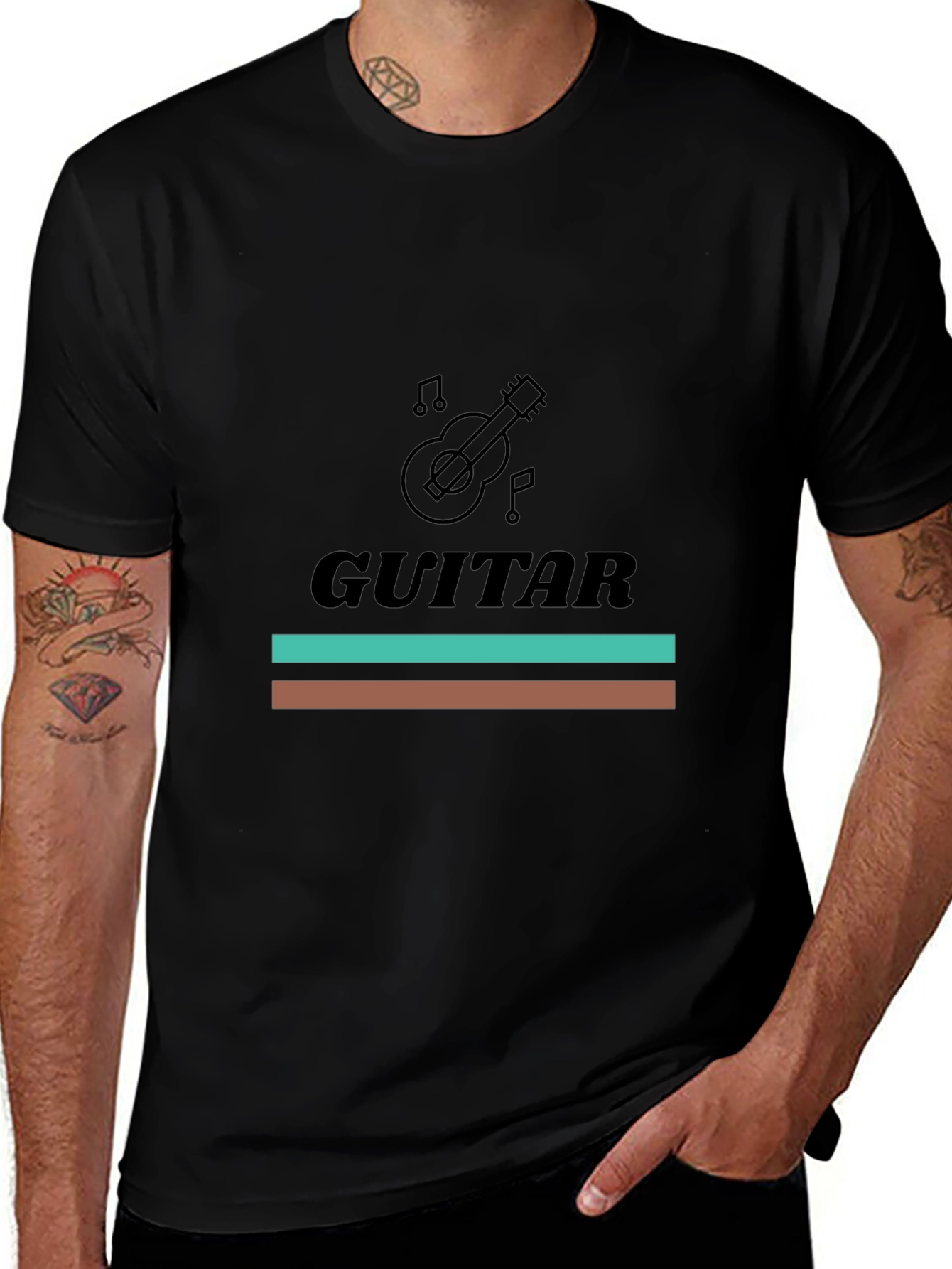 Guitar Graphic Tee - Stylish Music Lover T-Shirt