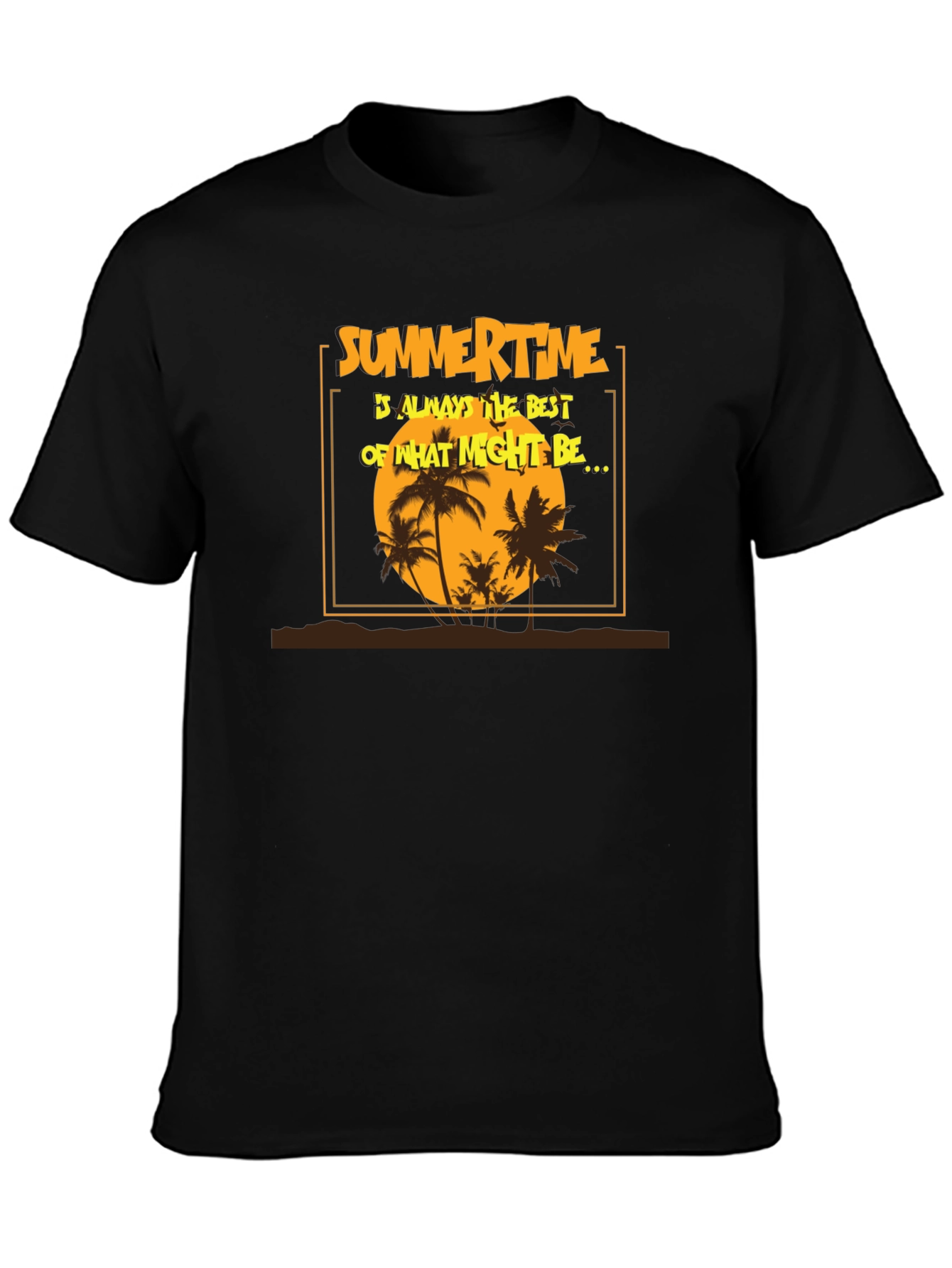 Summertime T-Shirt - Tropical Beach Design