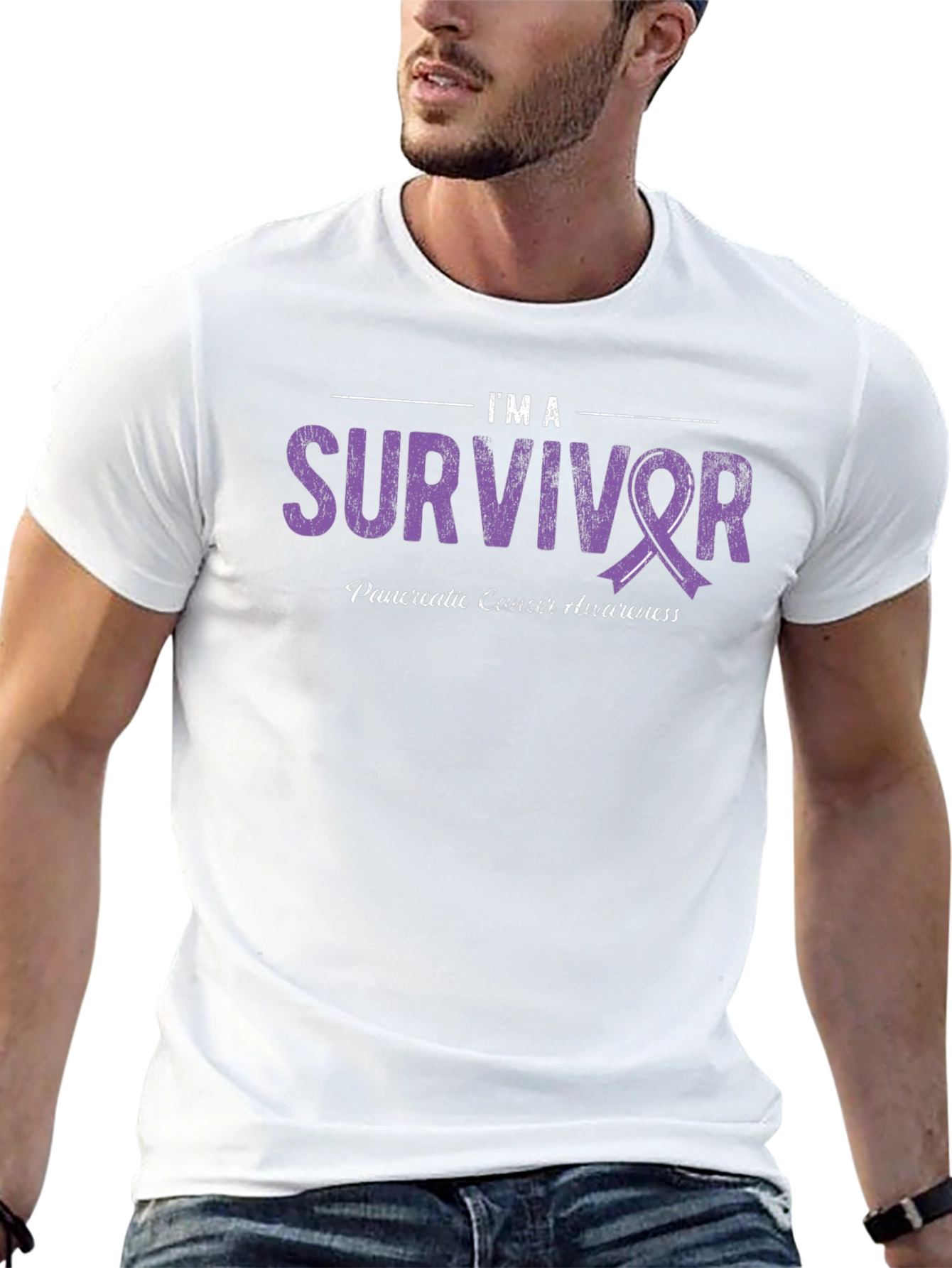 Pancreatic Cancer Awareness Survivor T-Shirt