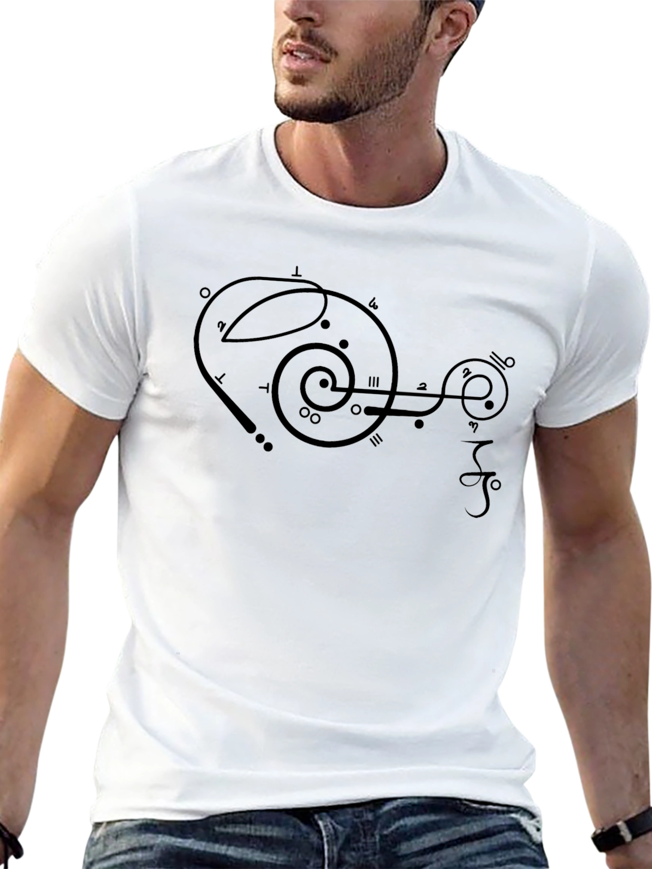 Mystic Symbol Graphic Tee - Black