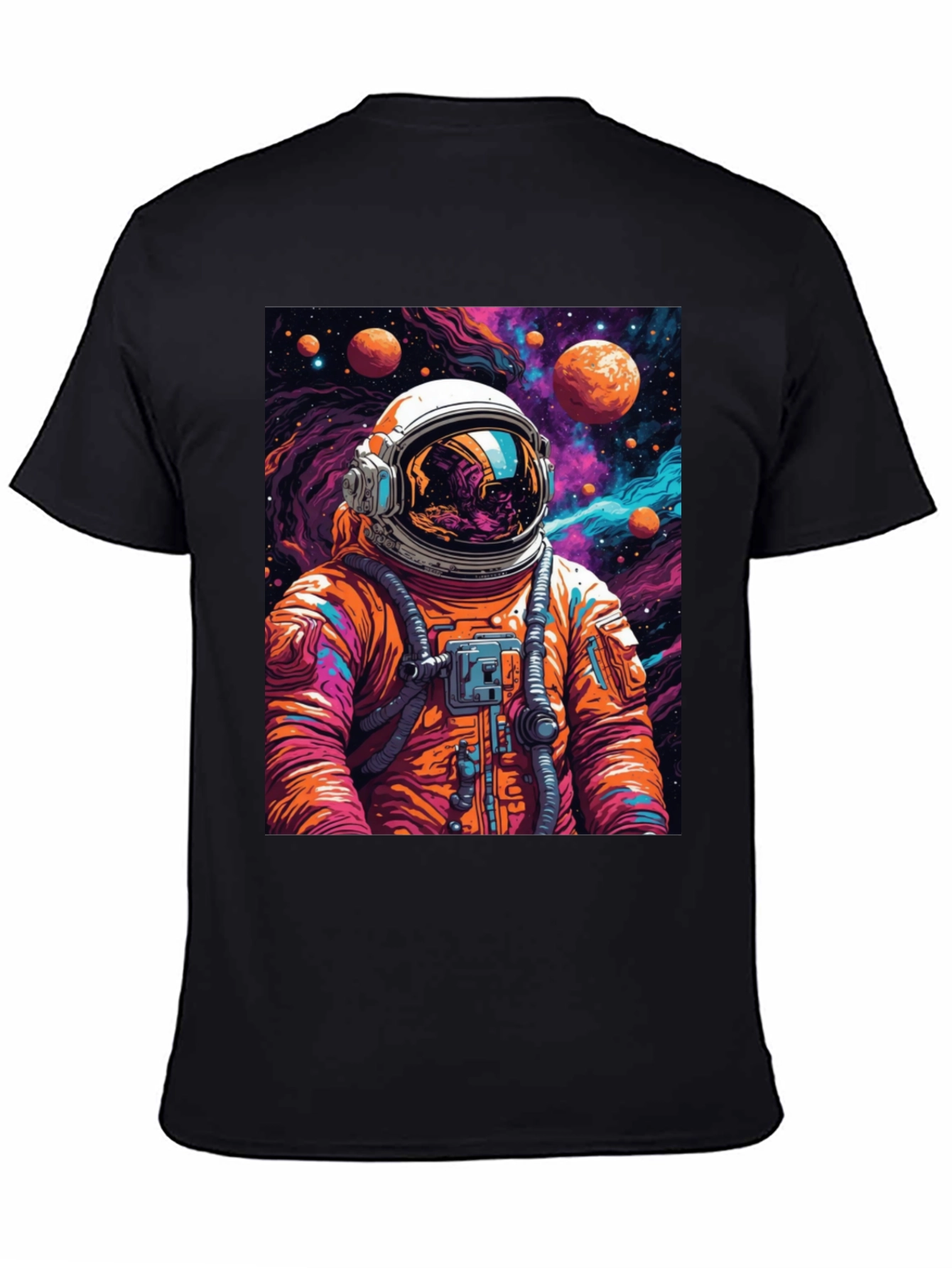 Astronaut Space Galaxy Graphic T-Shirt