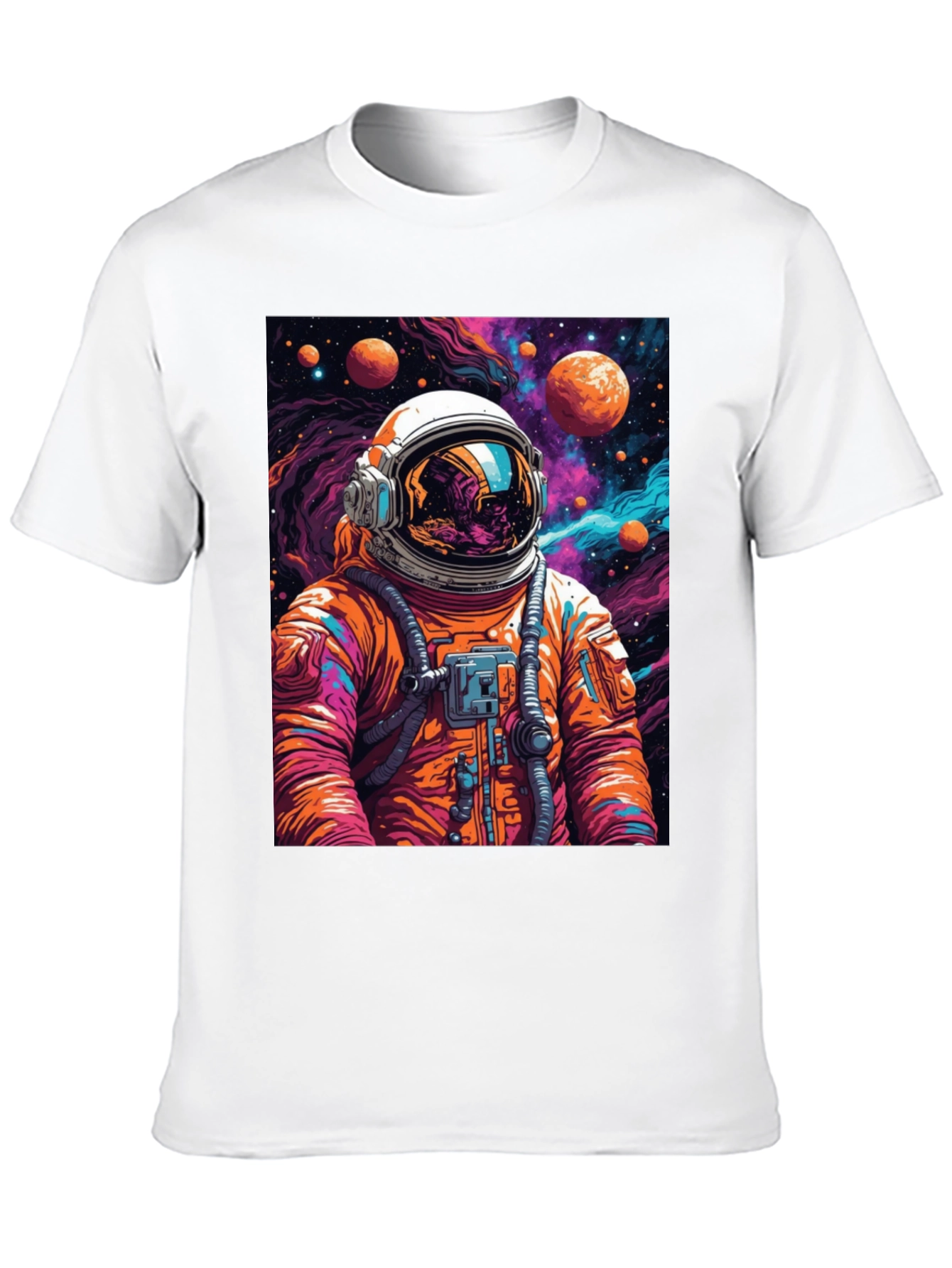 Astronaut Space Galaxy Graphic T-Shirt