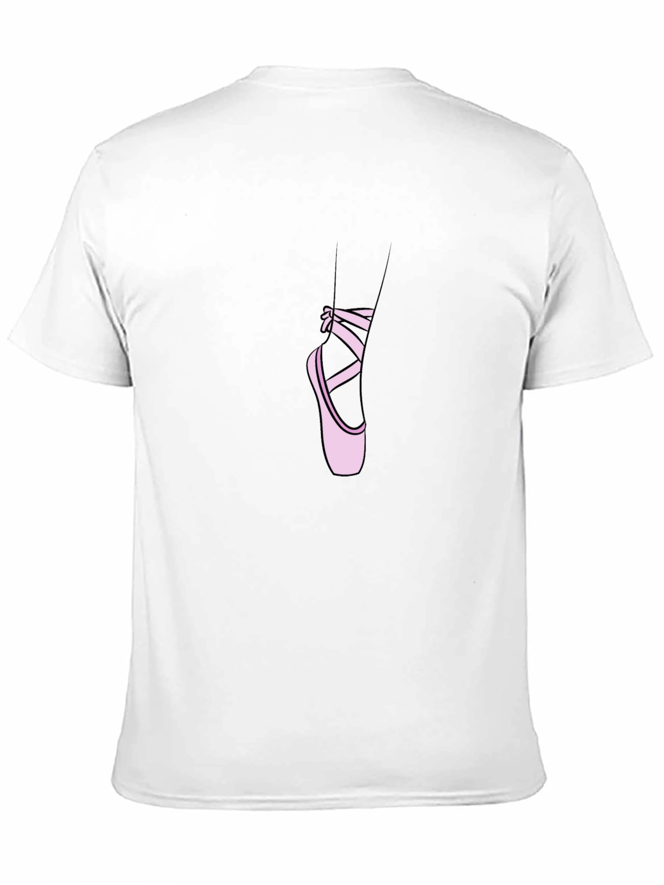 Ballet Shoe Graphic Tee - Stylish Dancer T-Shirt