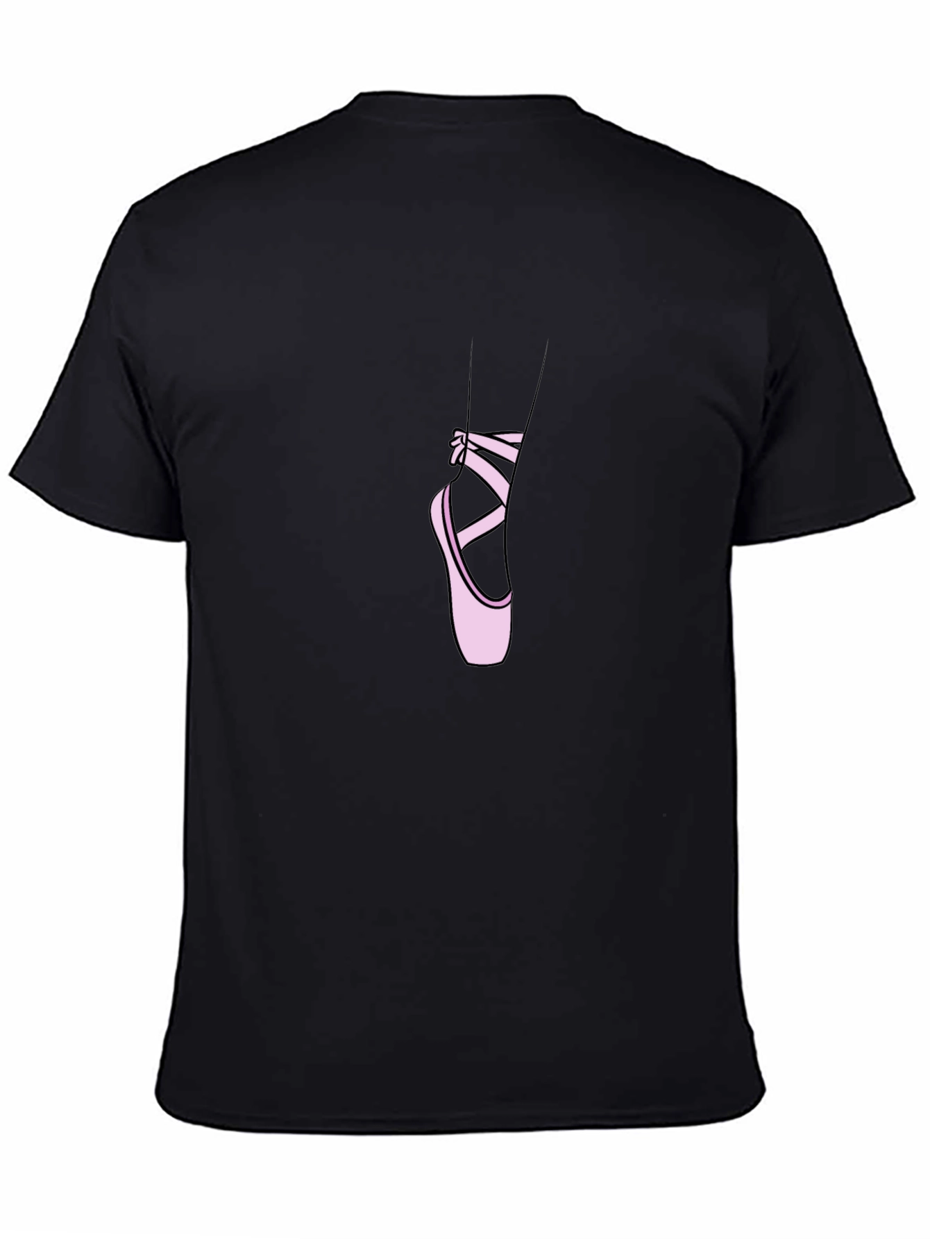 Ballet Shoe Graphic Tee - Stylish Dancer T-Shirt