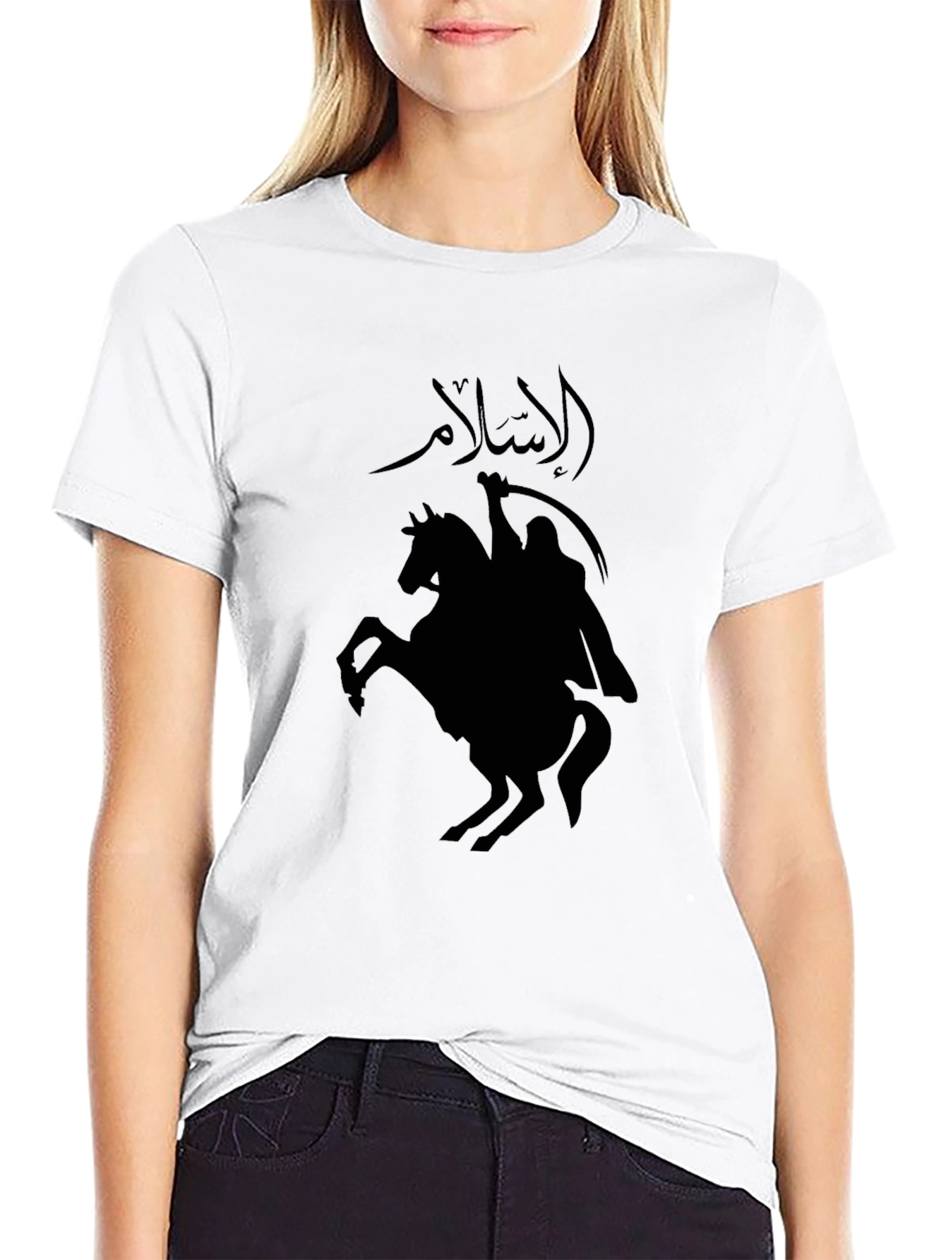 Islam Warrior Graphic Black T-Shirt