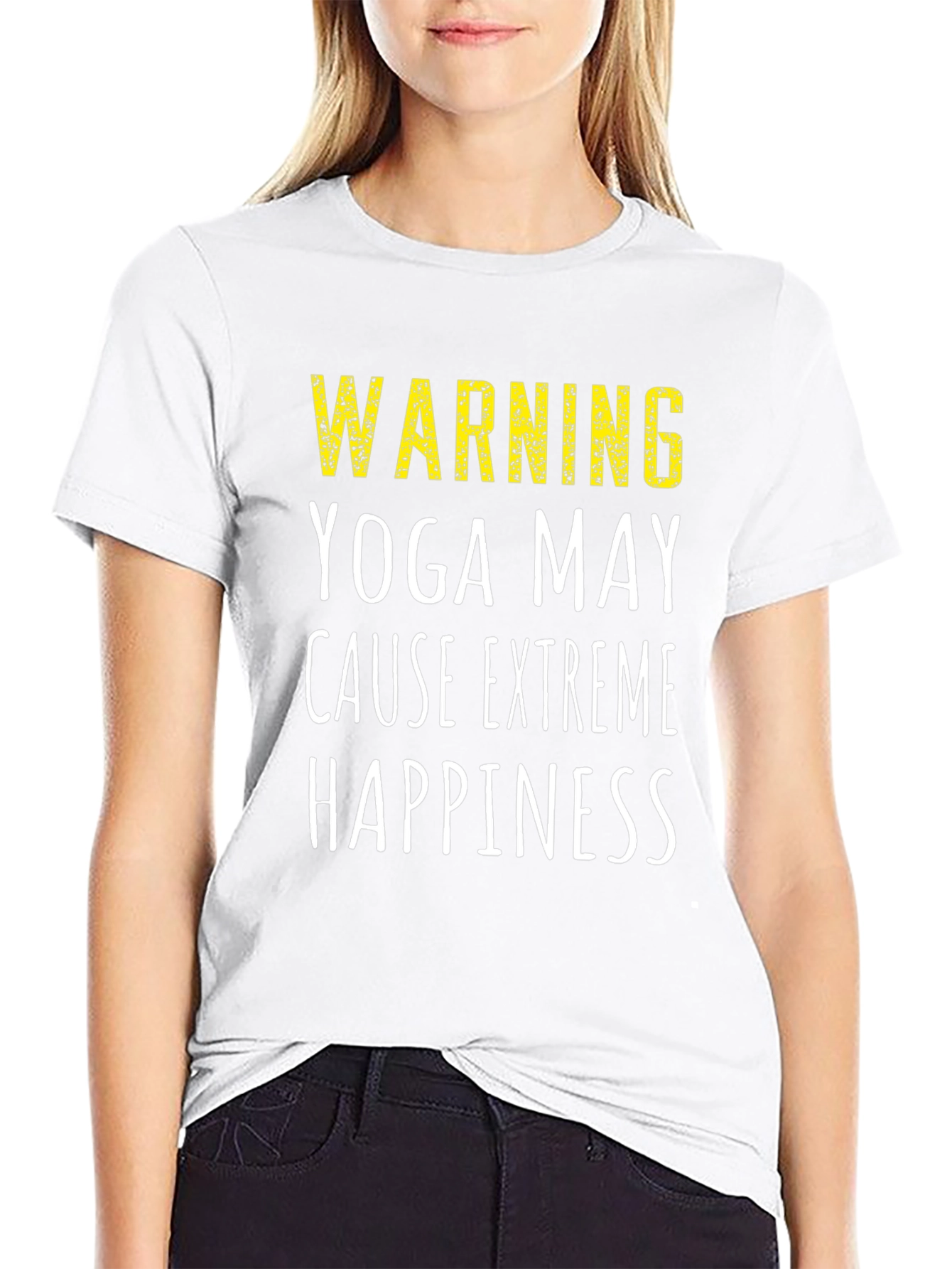 Yoga May Cause Extreme Happiness Graphic Tee