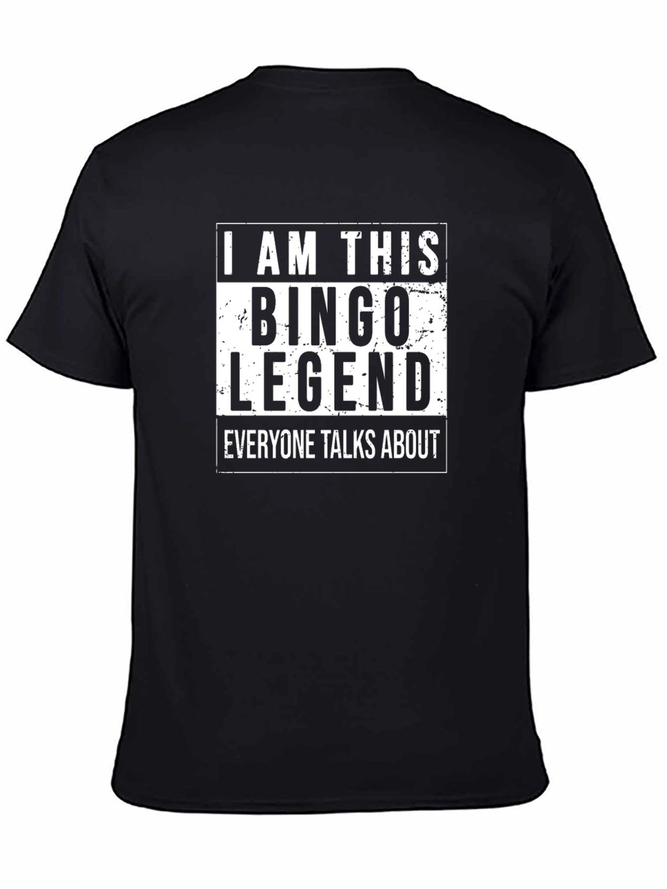 Bingo Legend Graphic T-Shirt - Black
