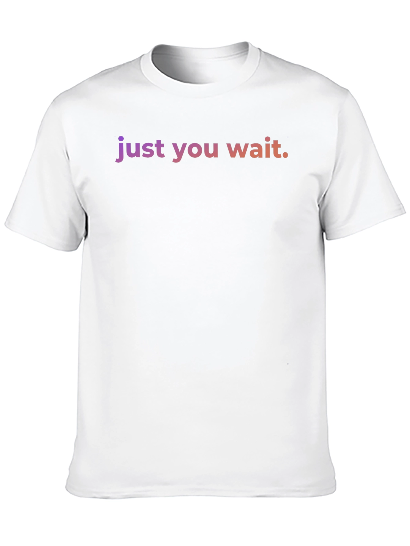 Just You Wait Graphic Tee - Black Casual Shirt